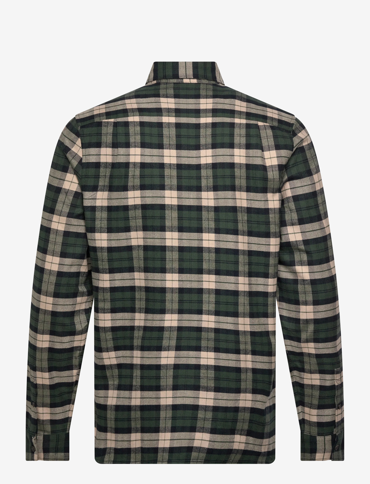 Fred Perry - BRUSHED TWILL TARTAN SHIRT - checkered shirts - court green - 1