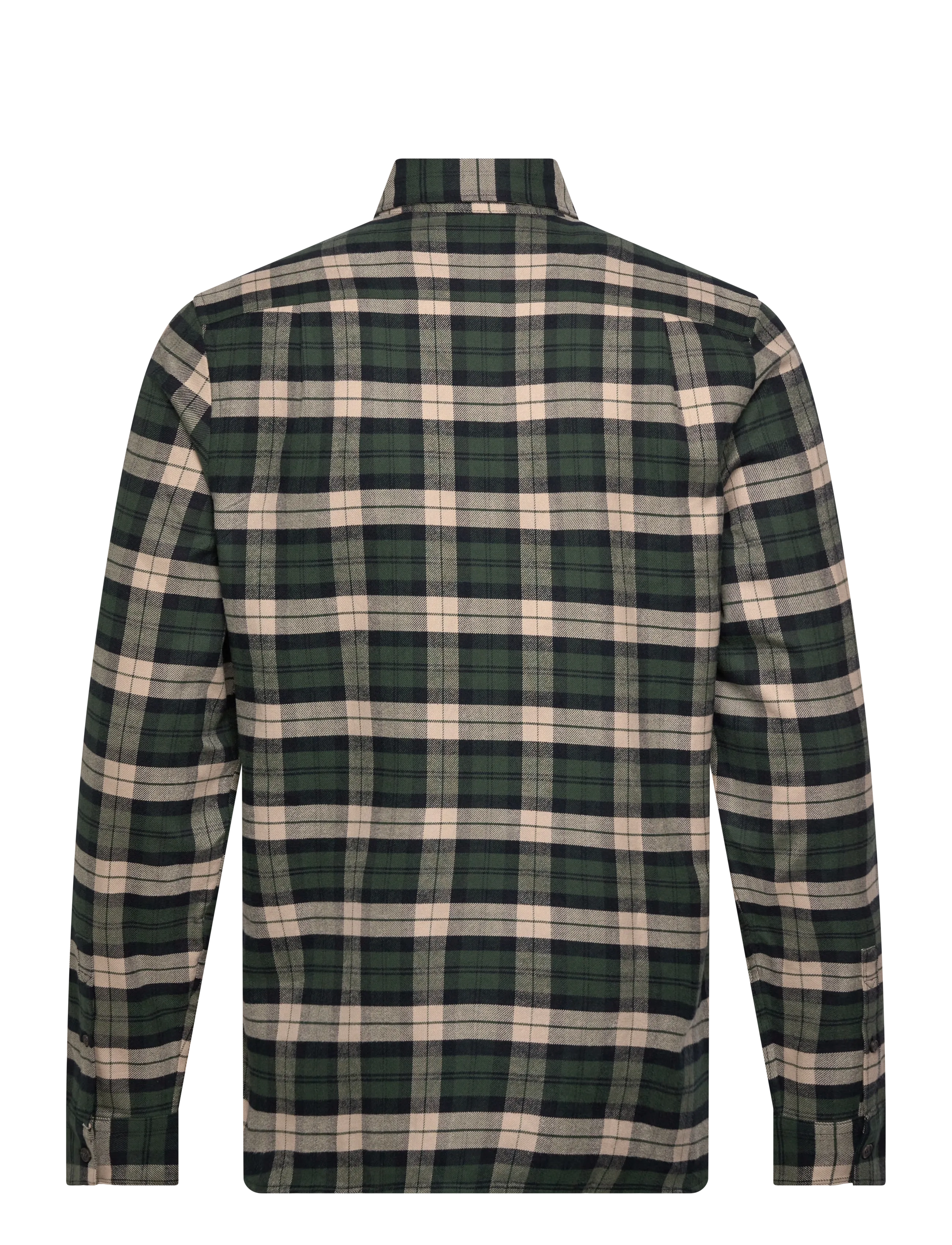 Fred Perry - BRUSHED TWILL TARTAN SHIRT - rutiga skjortor - court green - 1