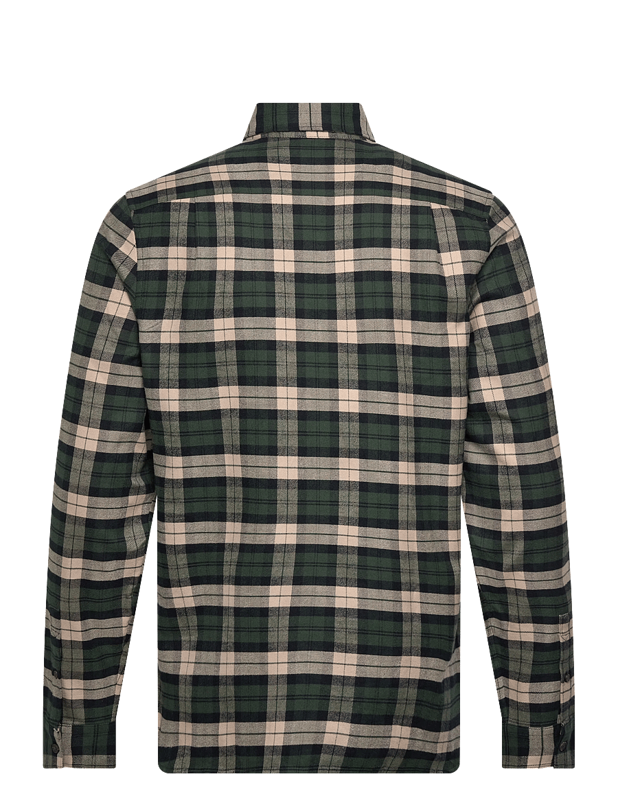 Fred Perry - BRUSHED TWILL TARTAN SHIRT - karierte hemden - court green - 2