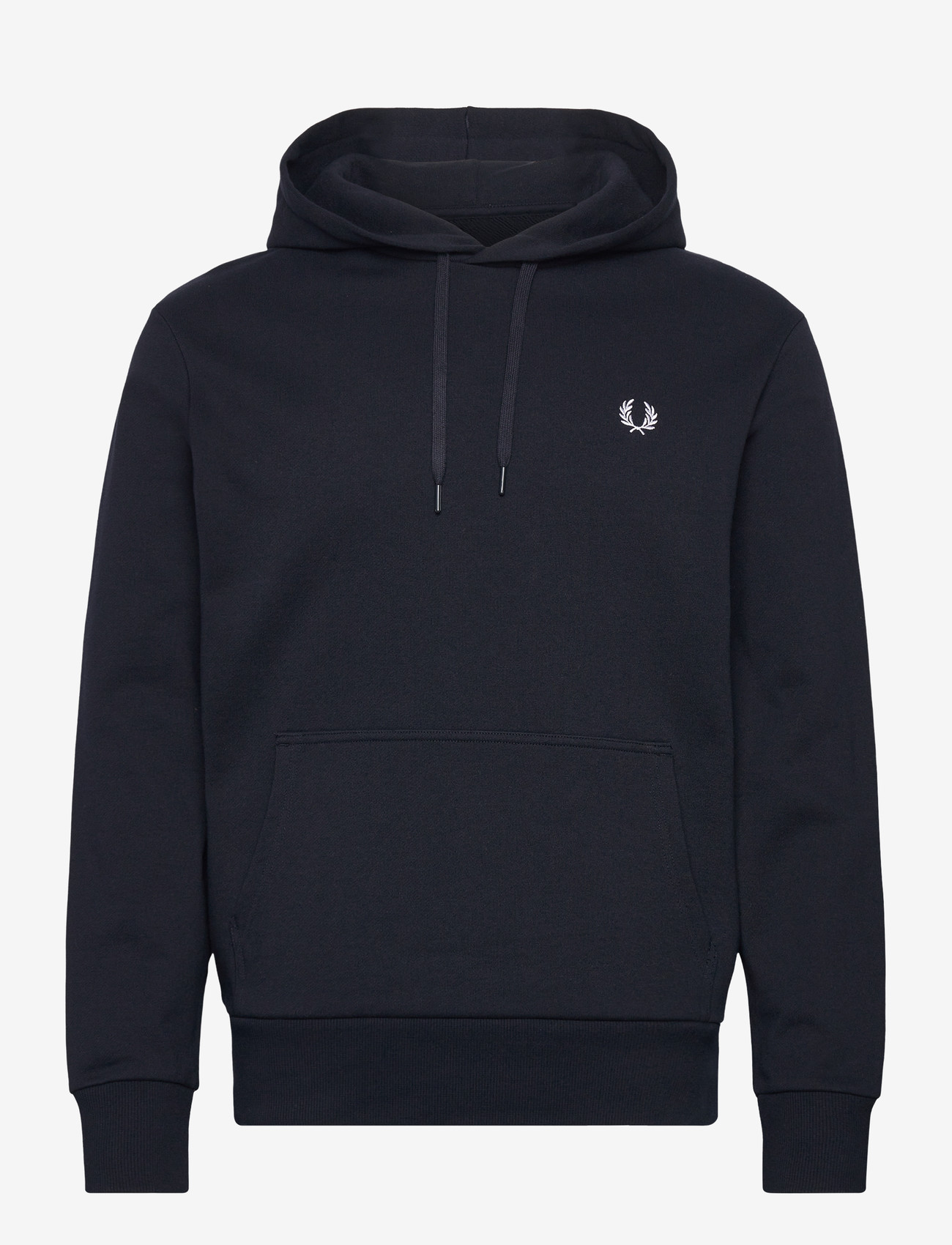 Fred Perry - MONOGRAM HOODED SWEATSHIRT - hættetrøjer - navy - 0