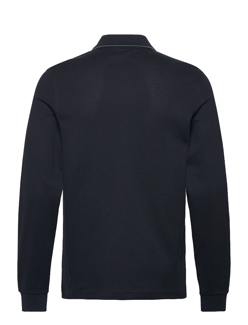 Fred Perry - TEXTURED LS POLO - langärmelig - navy - 1