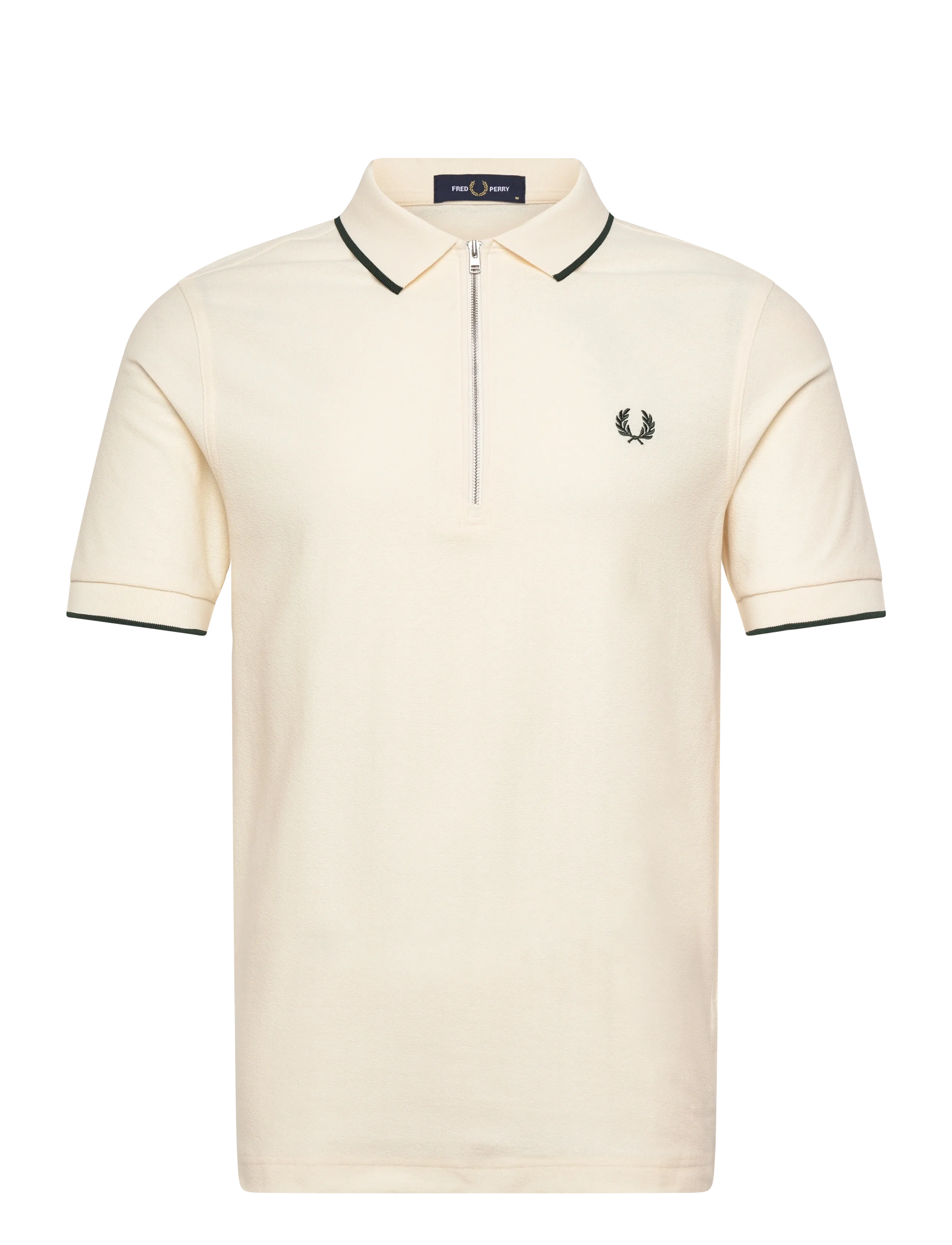 Fred Perry CREPE PIQUE POLO SHIRT - Fred Perry - ECRU / cream