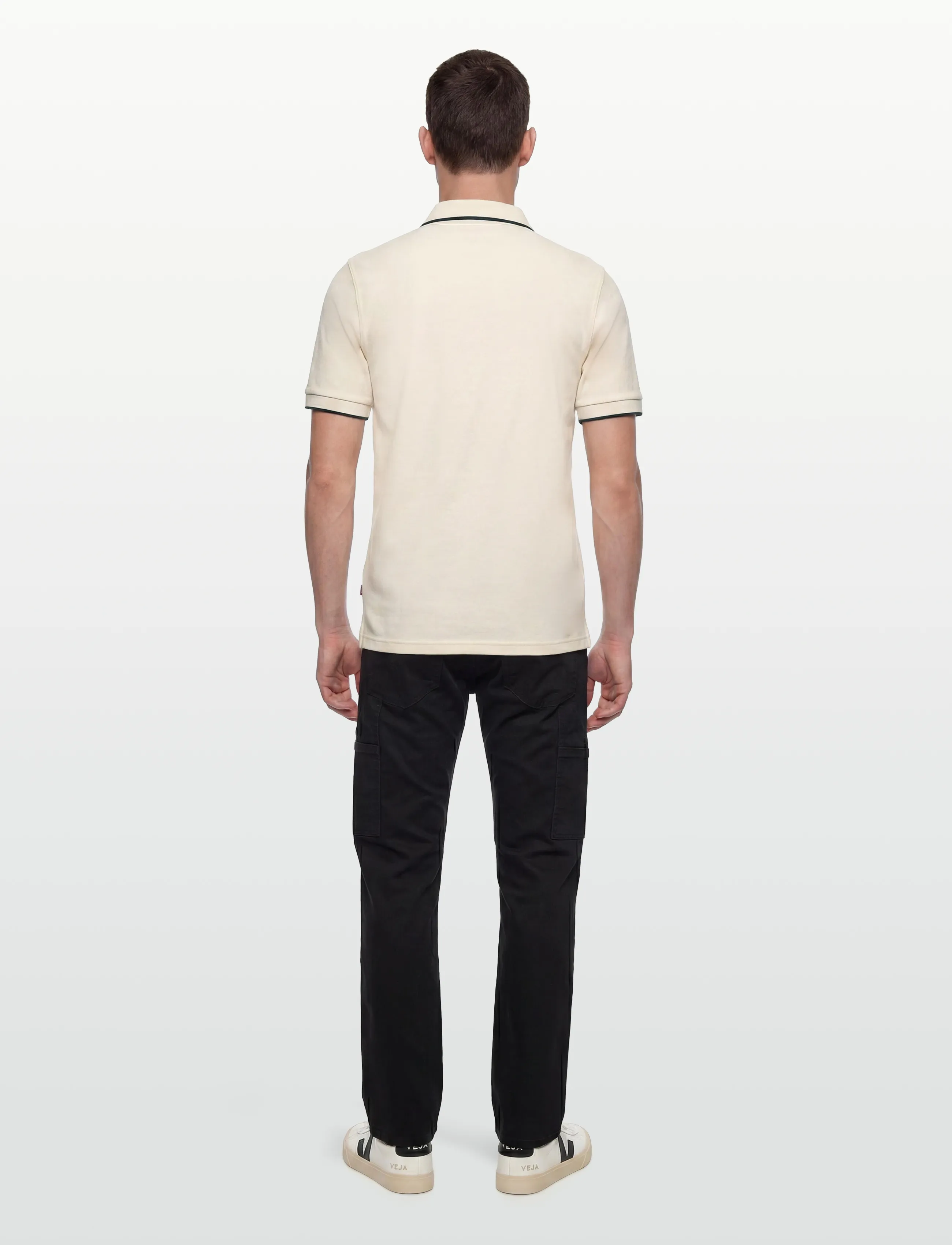 Crepe Pique Polo Shirt 3