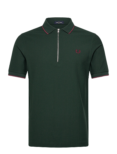 Fred Perry CREPE PIQUE POLO SHIRT - Fred Perry - GRASSROOTS / green