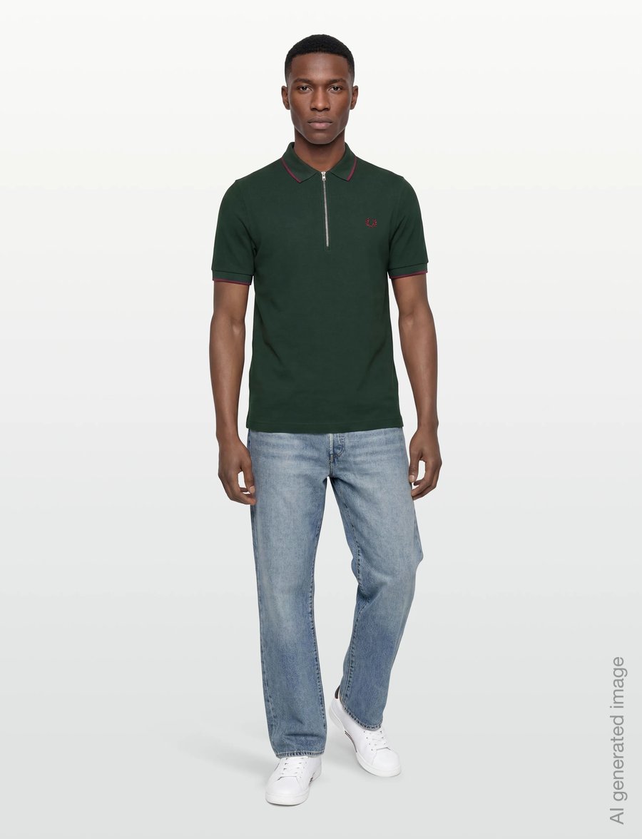 Fred Perry - CREPE PIQUE POLO SHIRT - short-sleeved polos - grassroots - 0