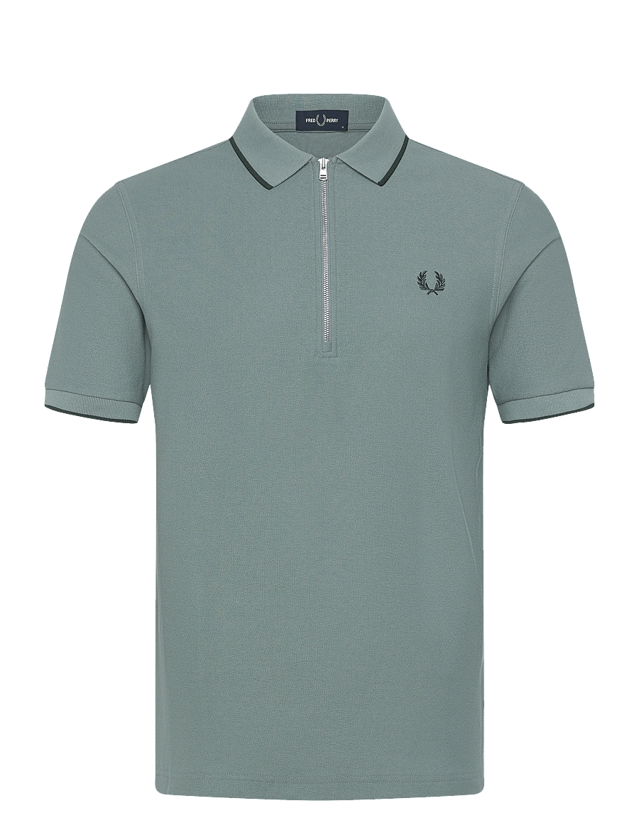 Fred Perry - CREPE PIQUE POLO SHIRT - kortærmede poloer - stockport blue - 1
