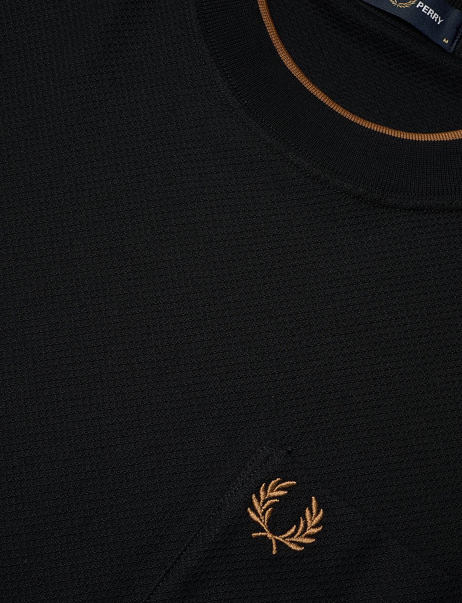 Fred Perry - POCKET DETAIL PIQUE T-SHIRT - kurzärmelige t-shirts - black - 5
