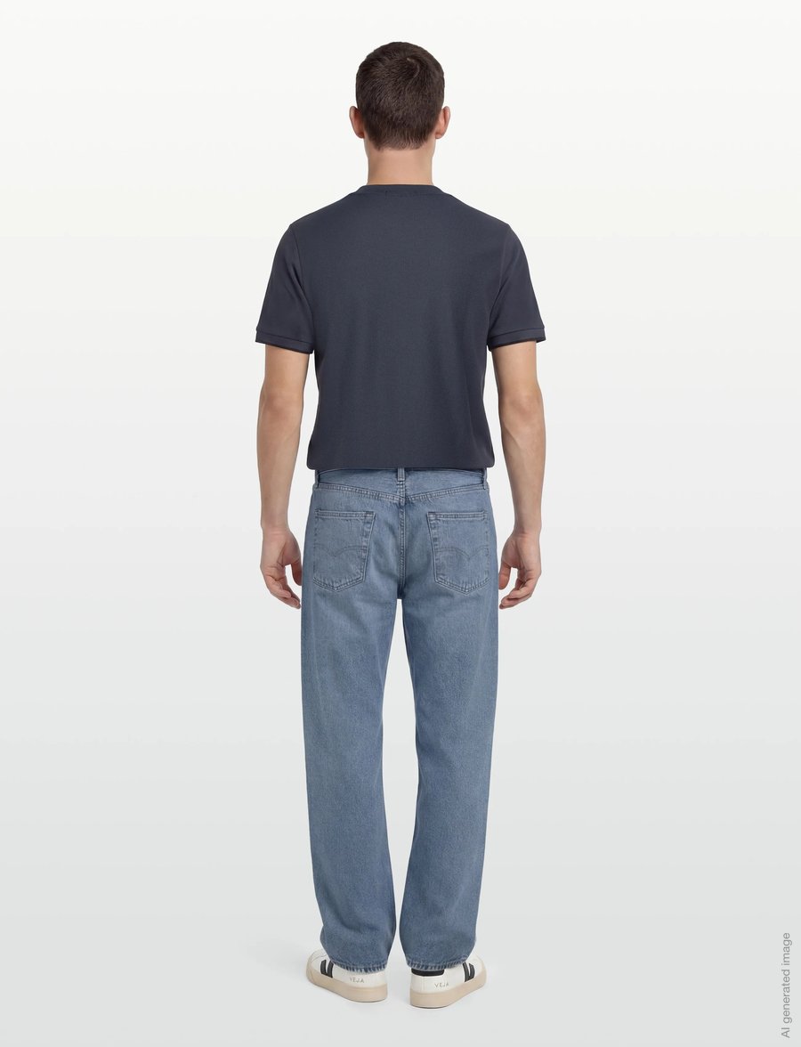 Fred Perry - POCKET DETAIL PIQUE T-SHIRT - lyhythihaiset - dark airforce - 4
