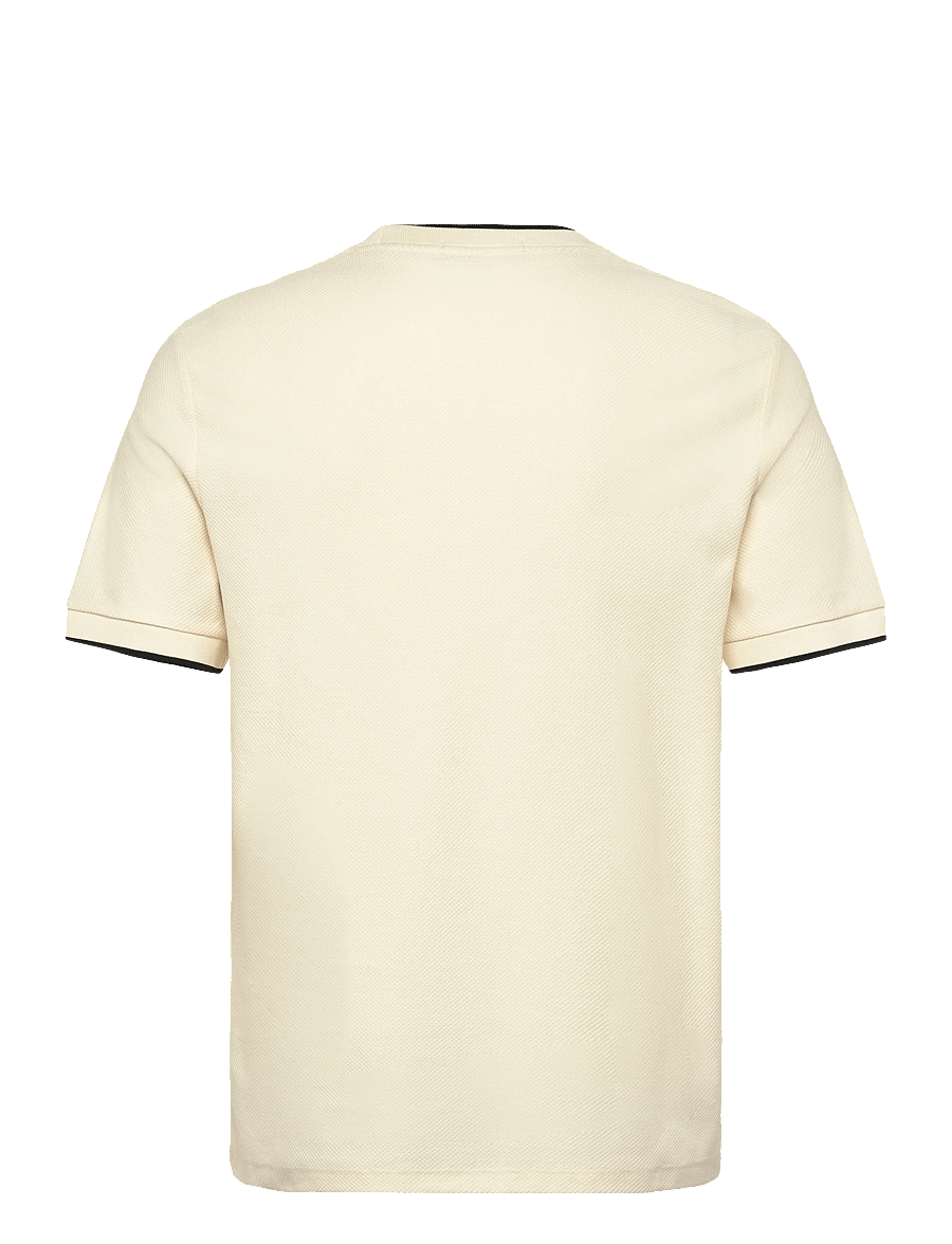 Fred Perry - POCKET DETAIL PIQUE T-SHIRT - kurzärmelige t-shirts - ecru - 2