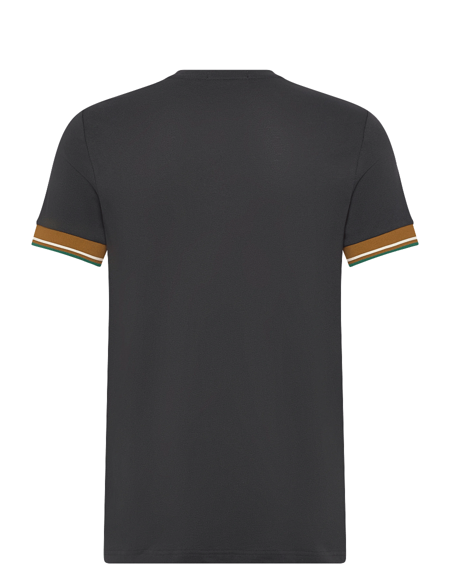 Fred Perry - TWIN TIPPED CUFF T-SHIRT - lühikeste varrukatega t-särgid - anchor grey - 2
