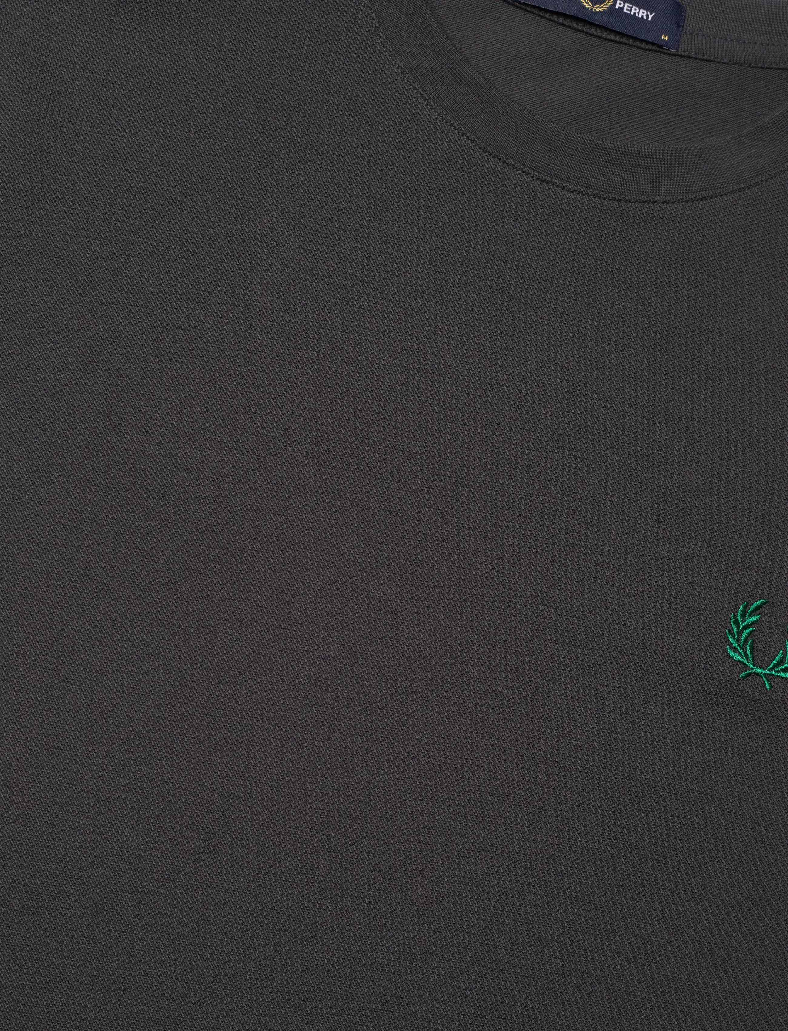 Fred Perry - TWIN TIPPED CUFF T-SHIRT - lühikeste varrukatega t-särgid - anchor grey - 4