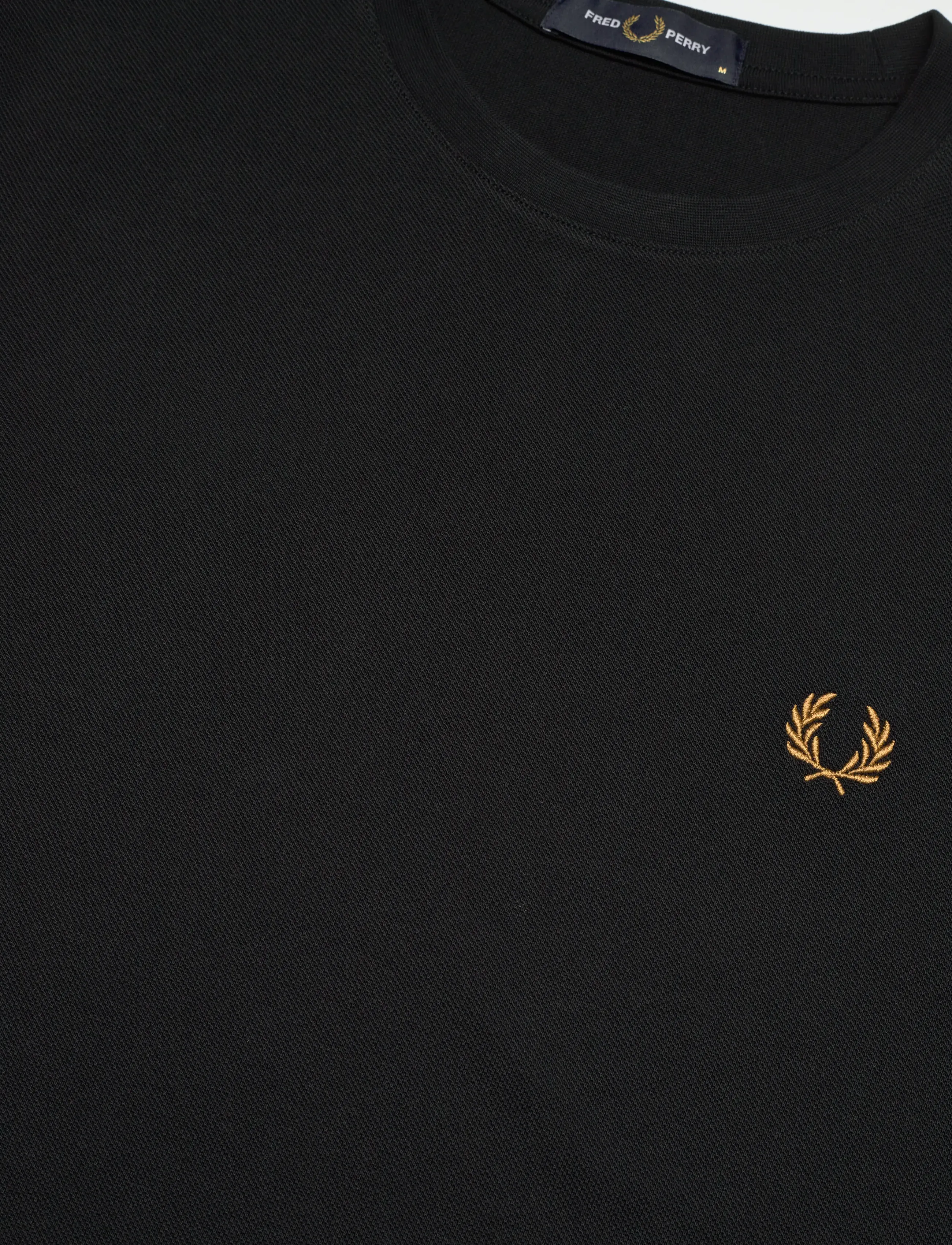 Fred Perry - TWIN TIPPED  CUFF T-SHIRT - short-sleeved t-shirts - black - 5