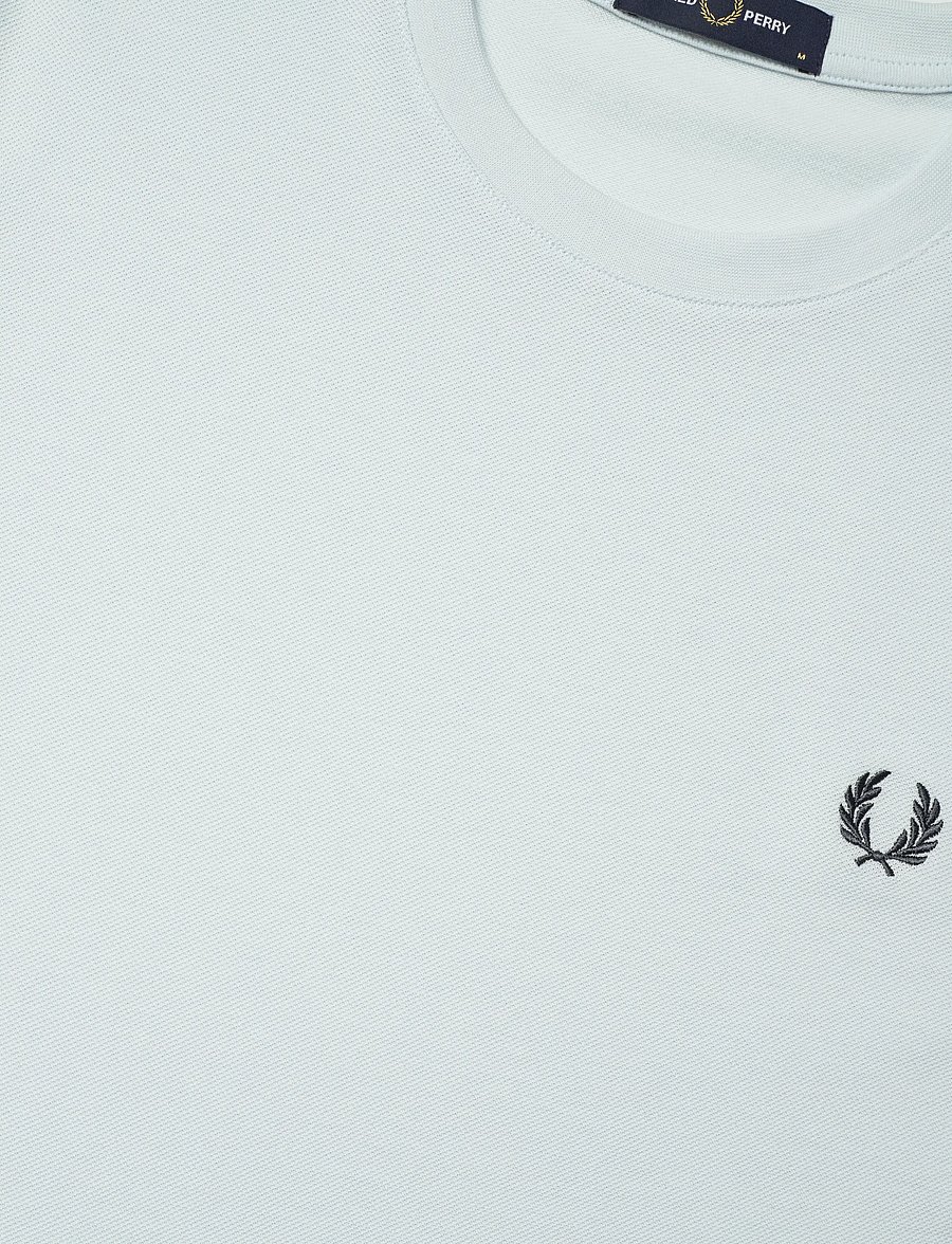 Fred Perry - TWIN TIPPED CUFF T-SHIRT - lühikeste varrukatega t-särgid - light ice - 4
