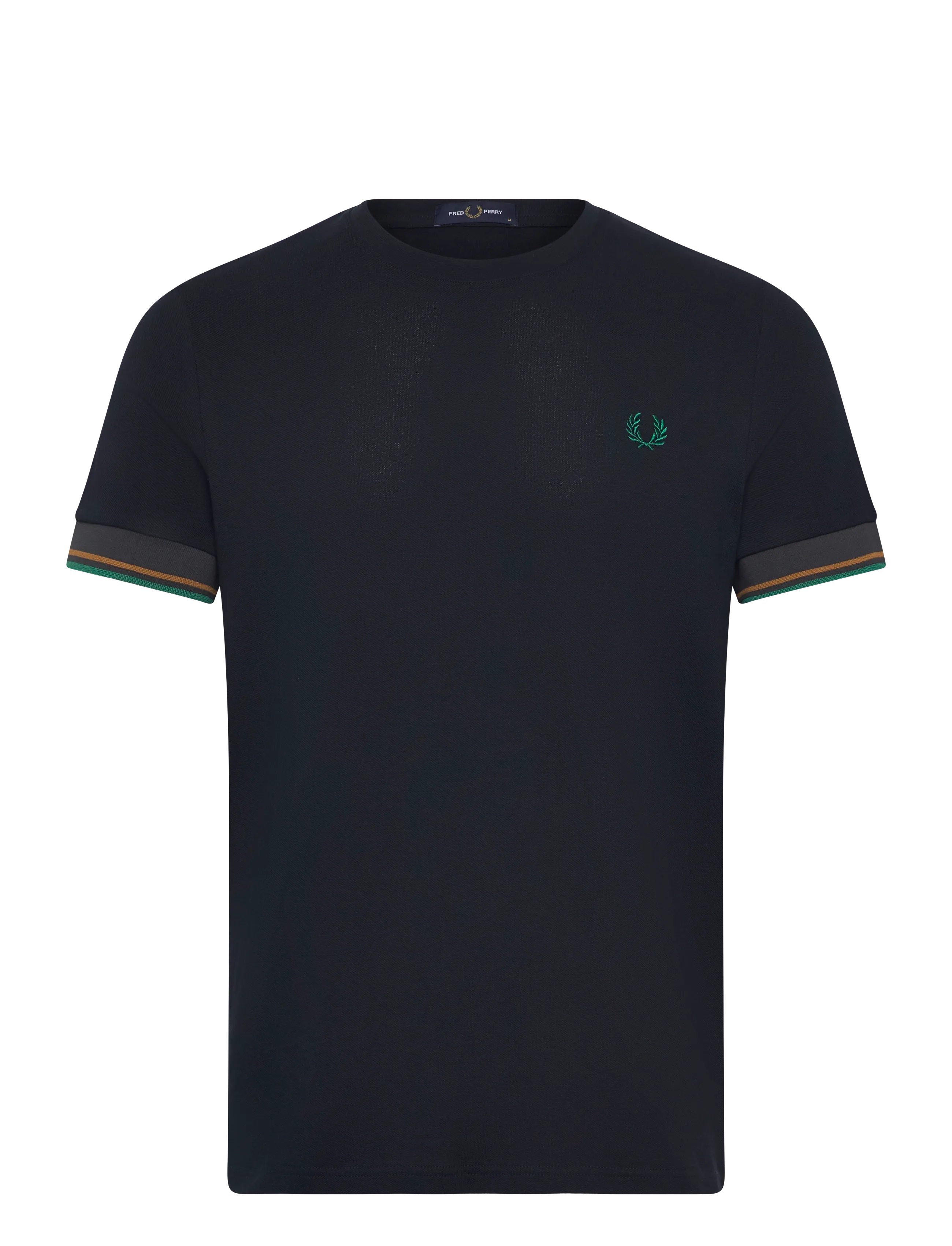 FRED PERRY Twin Tipped Cuff Tee Navy - L - Herren
