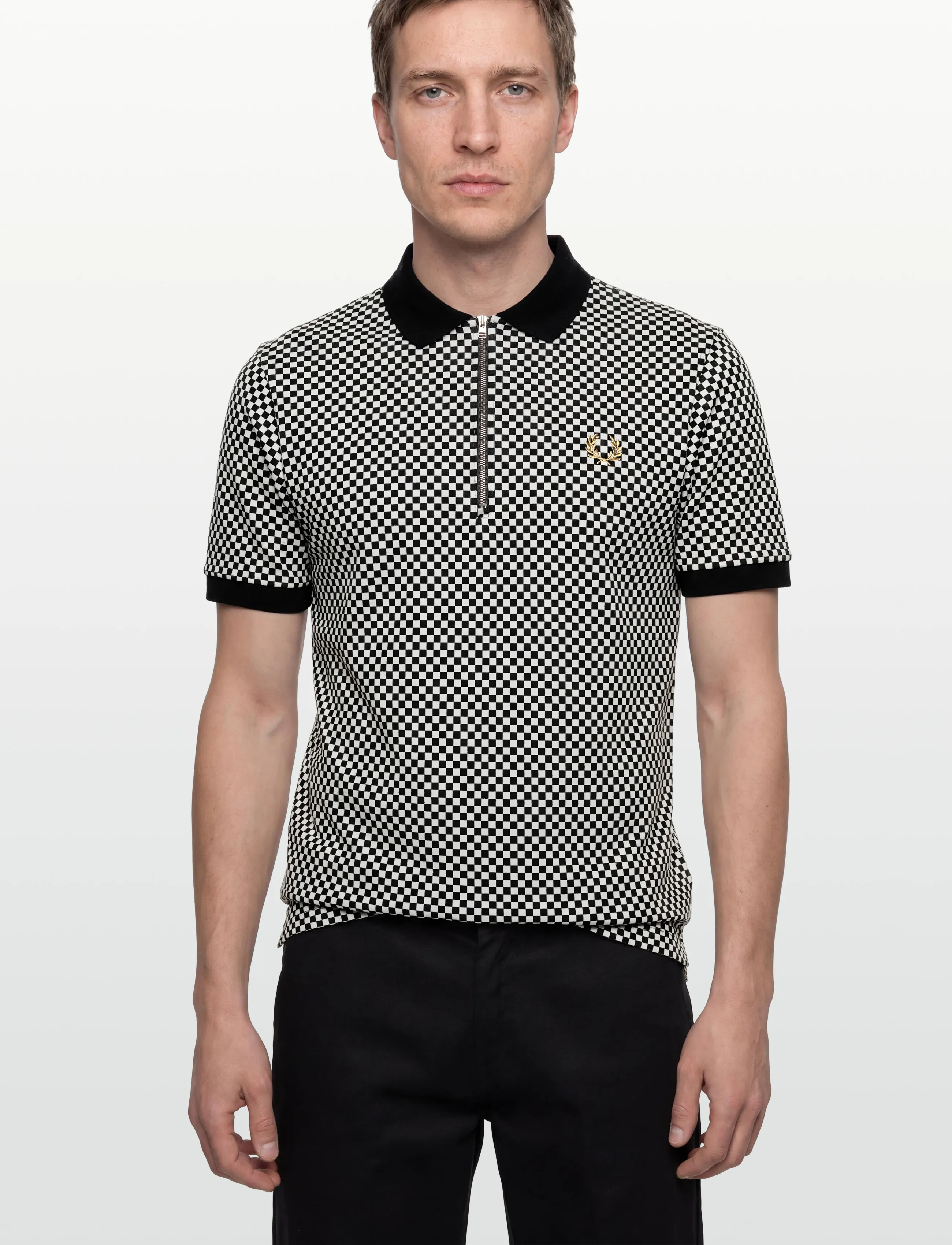 Chequerboard Polo Shirt 2