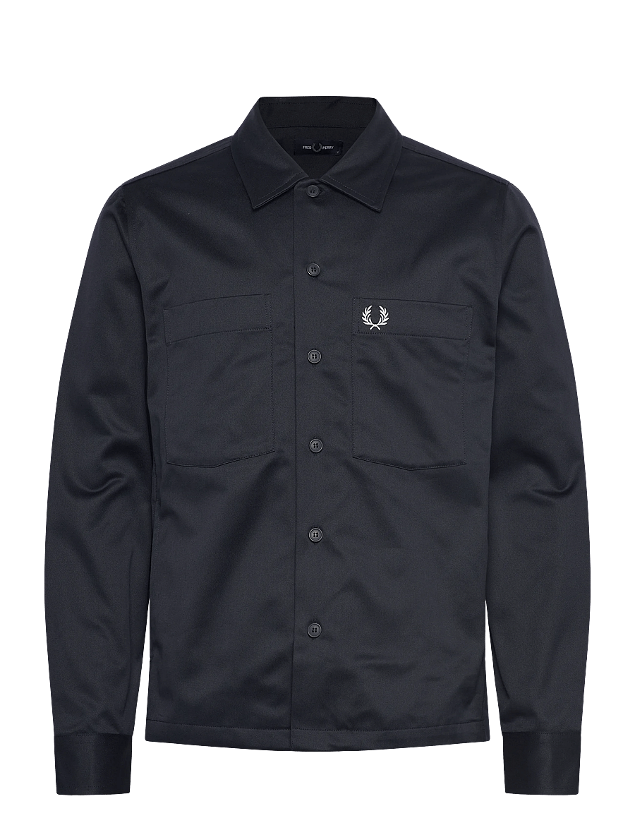 Fred Perry - TWILL OVERSHIRT - casual skjortor - navy - 1