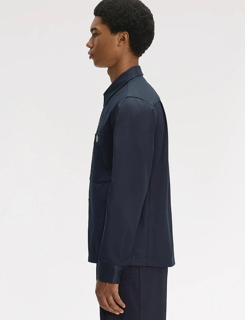 Fred Perry - TWILL OVERSHIRT - casual skjorter - navy - 3