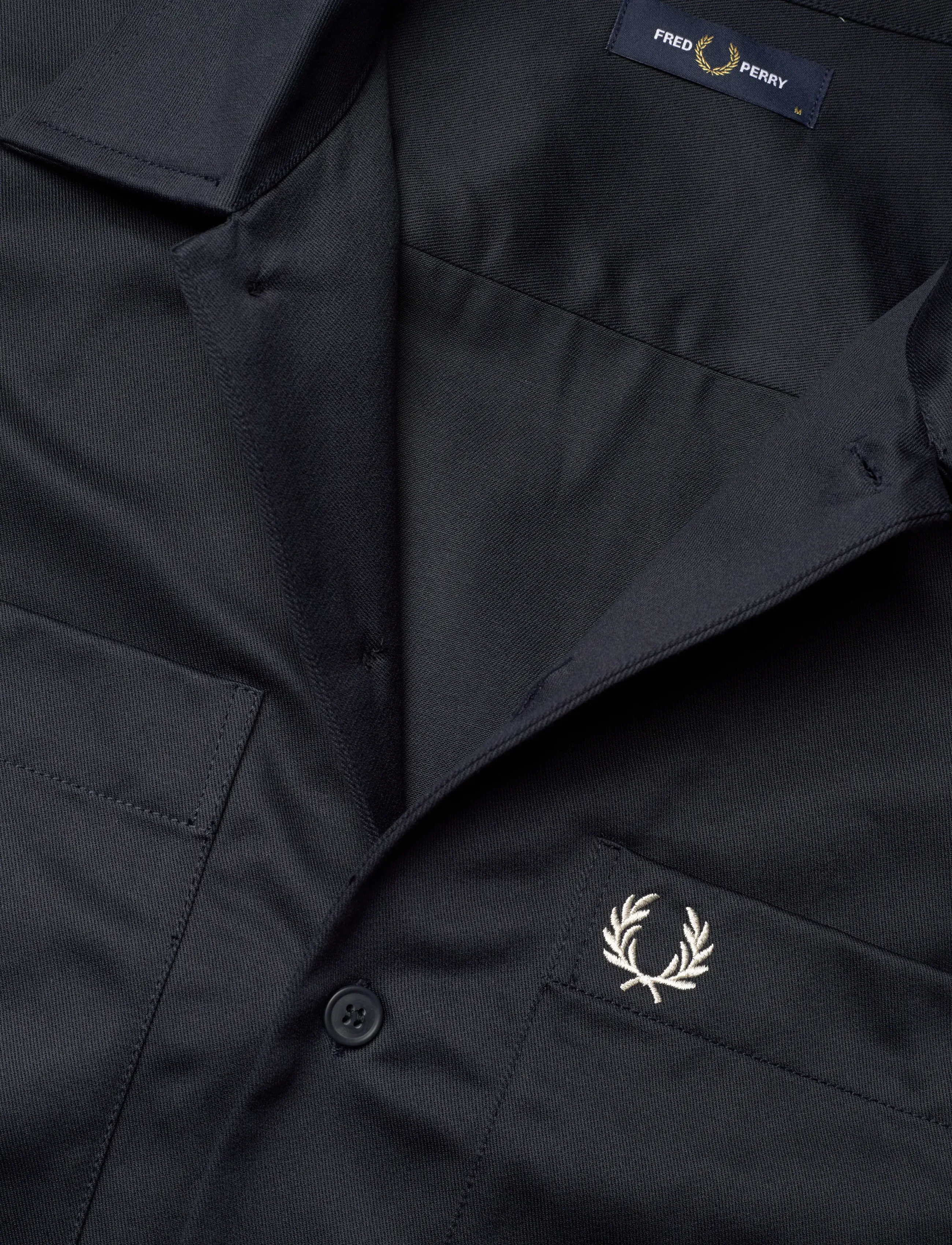 Fred Perry - TWILL OVERSHIRT - casual skjortor - navy - 4