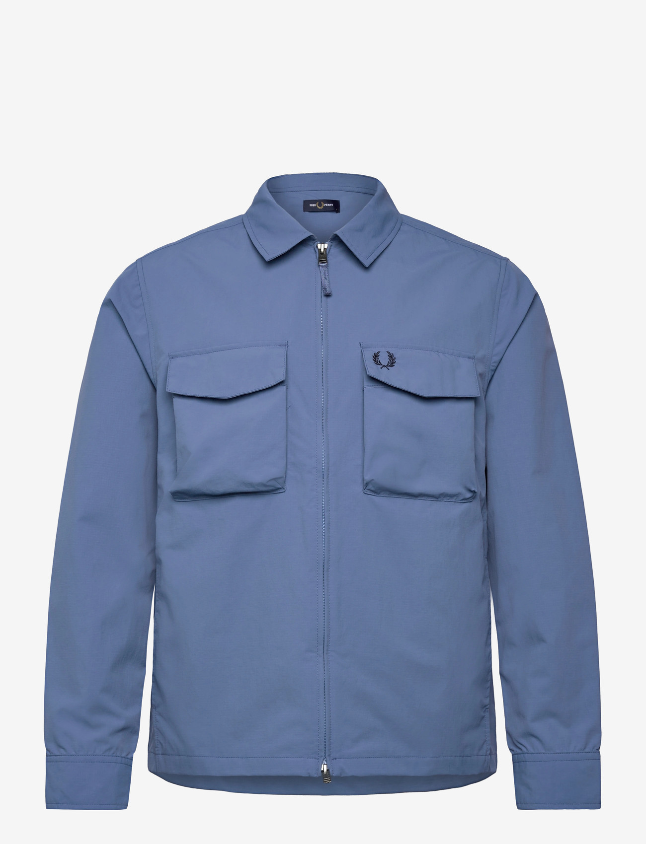 Fred Perry - RIPSTOP POCKET OVERSHIRT - forårsjakker - ace blue - 0