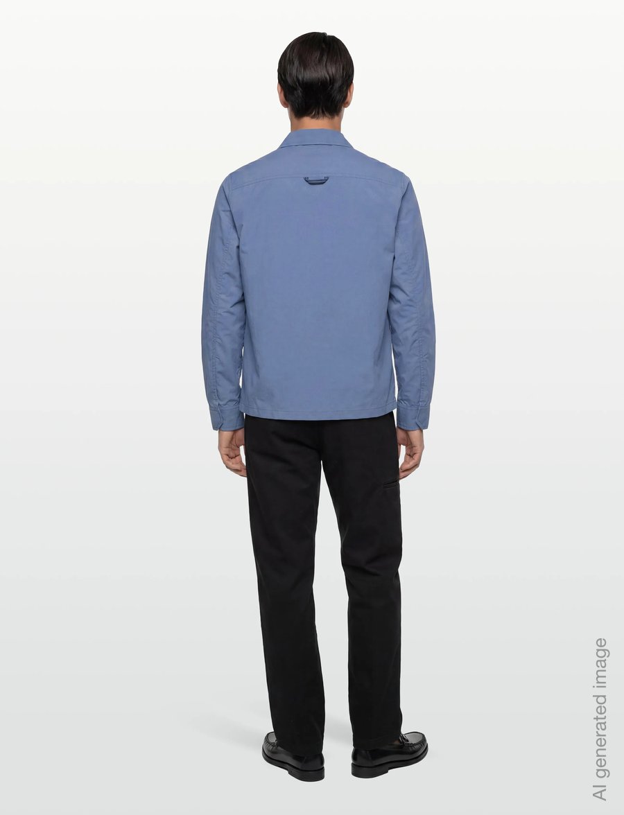 Fred Perry - RIPSTOP POCKET OVERSHIRT - herbstjacken - ace blue - 4