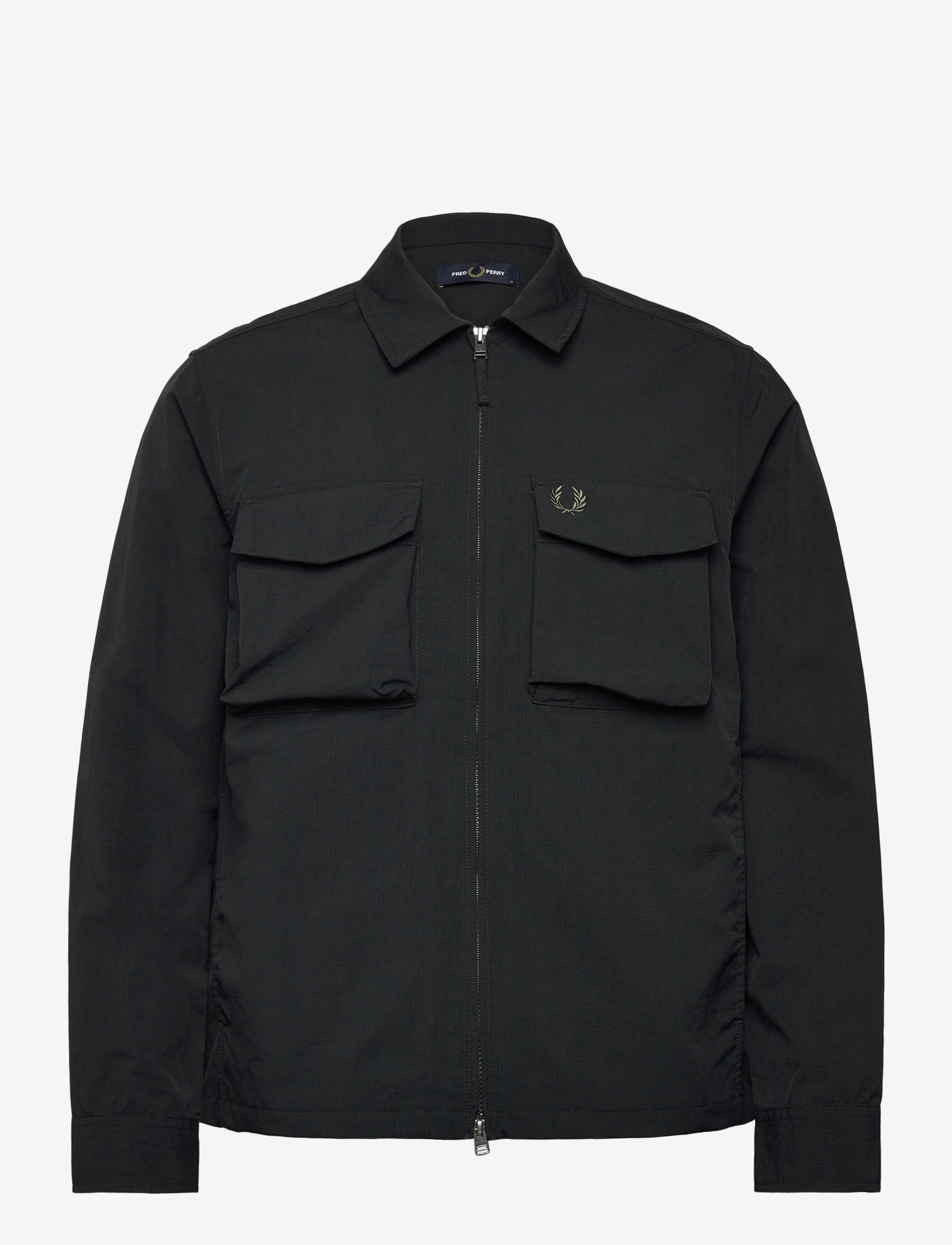 Fred Perry - RIPSTOP POCKET OVERSHIRT - forårsjakker - black - 1