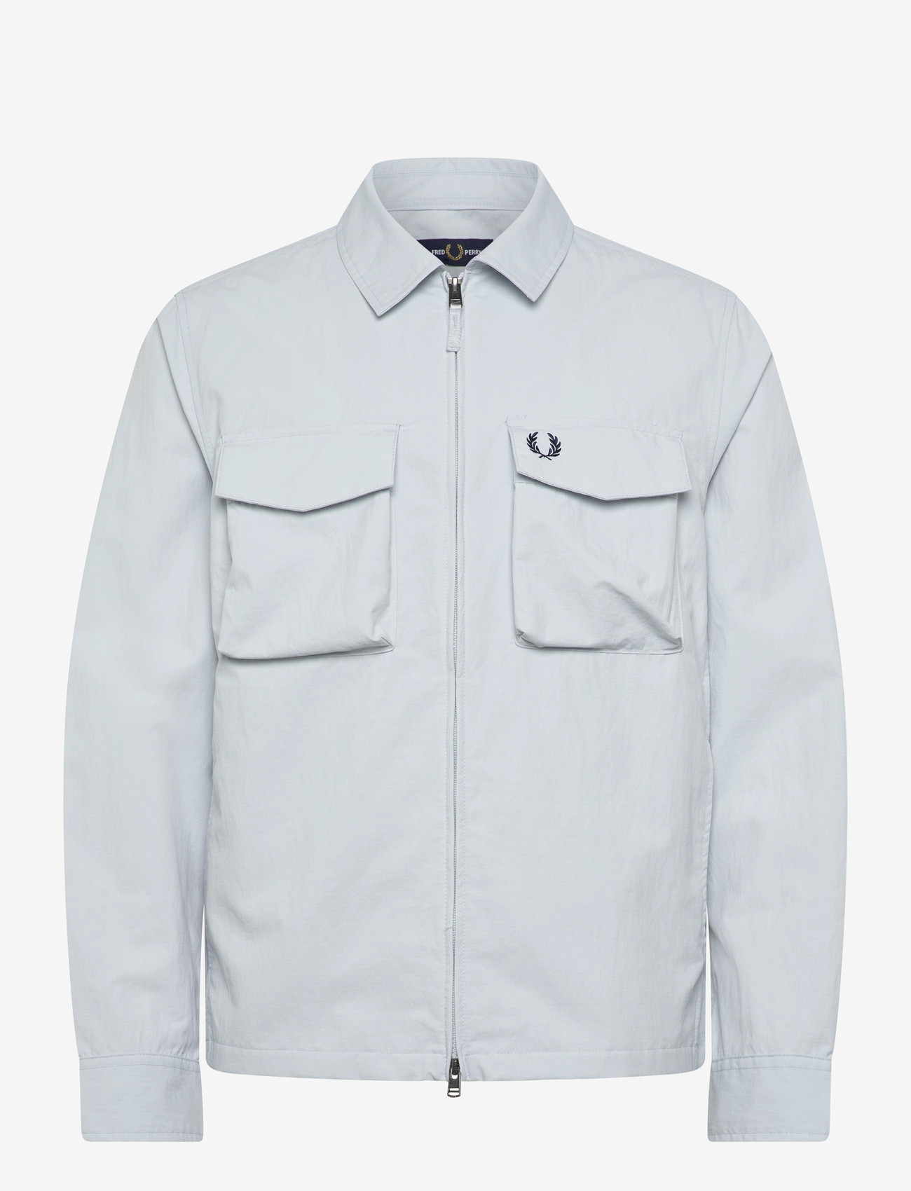 Fred Perry - RIPSTOP POCKET OVERSHIRT - frühlingsjacken - dusky blue - 1