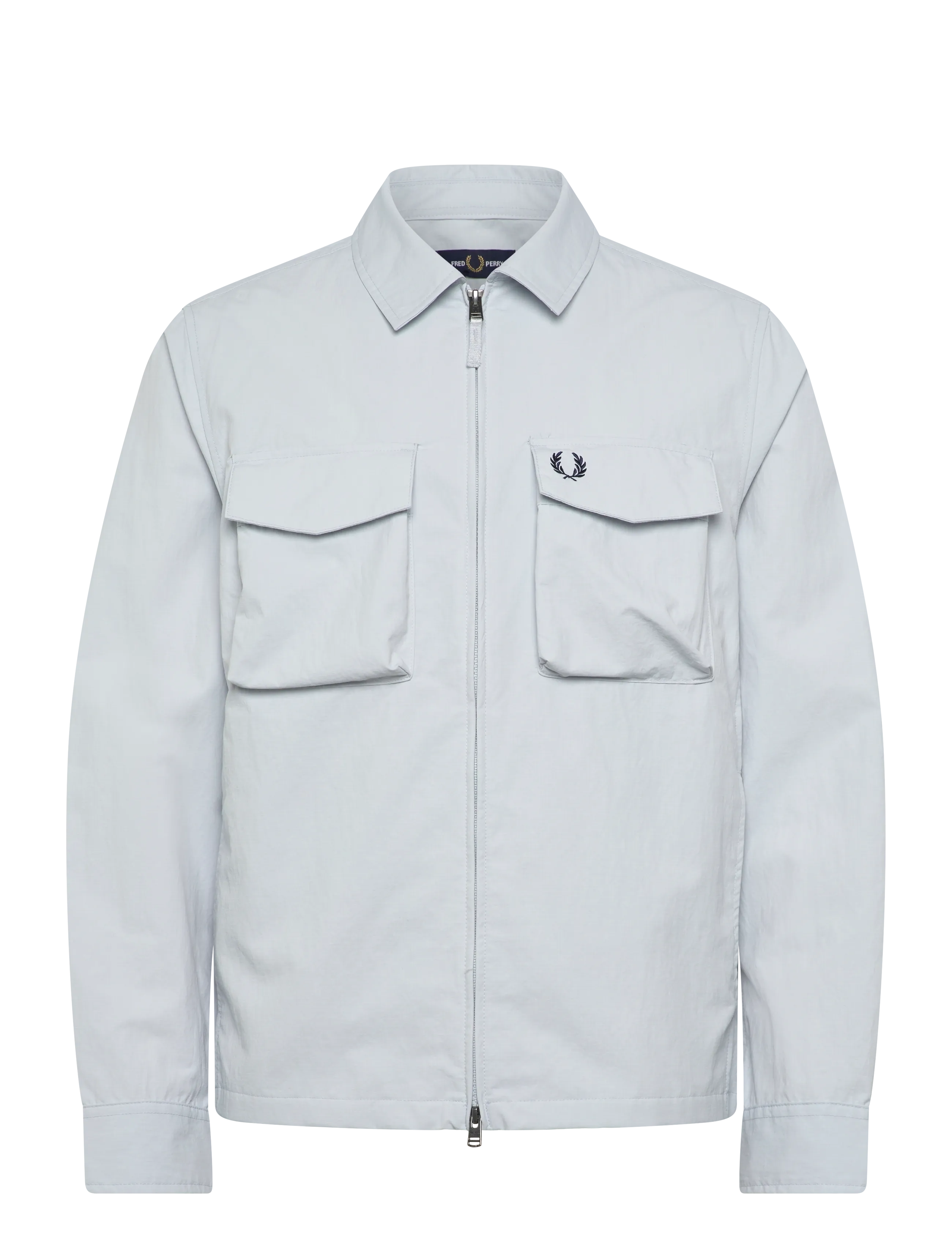 Fred Perry RIPSTOP POCKET OVERSHIRT - Winter deals - DUSKY BLUE / blue