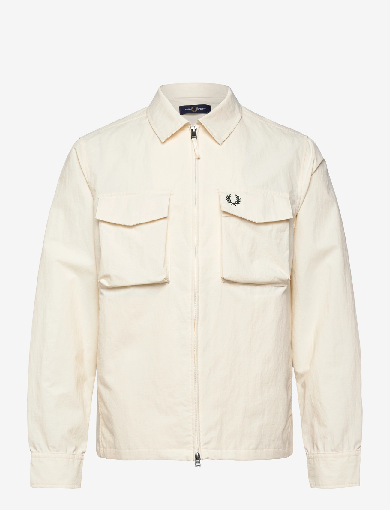 Fred Perry - RIPSTOP POCKET OVERSHIRT - ecru - 0