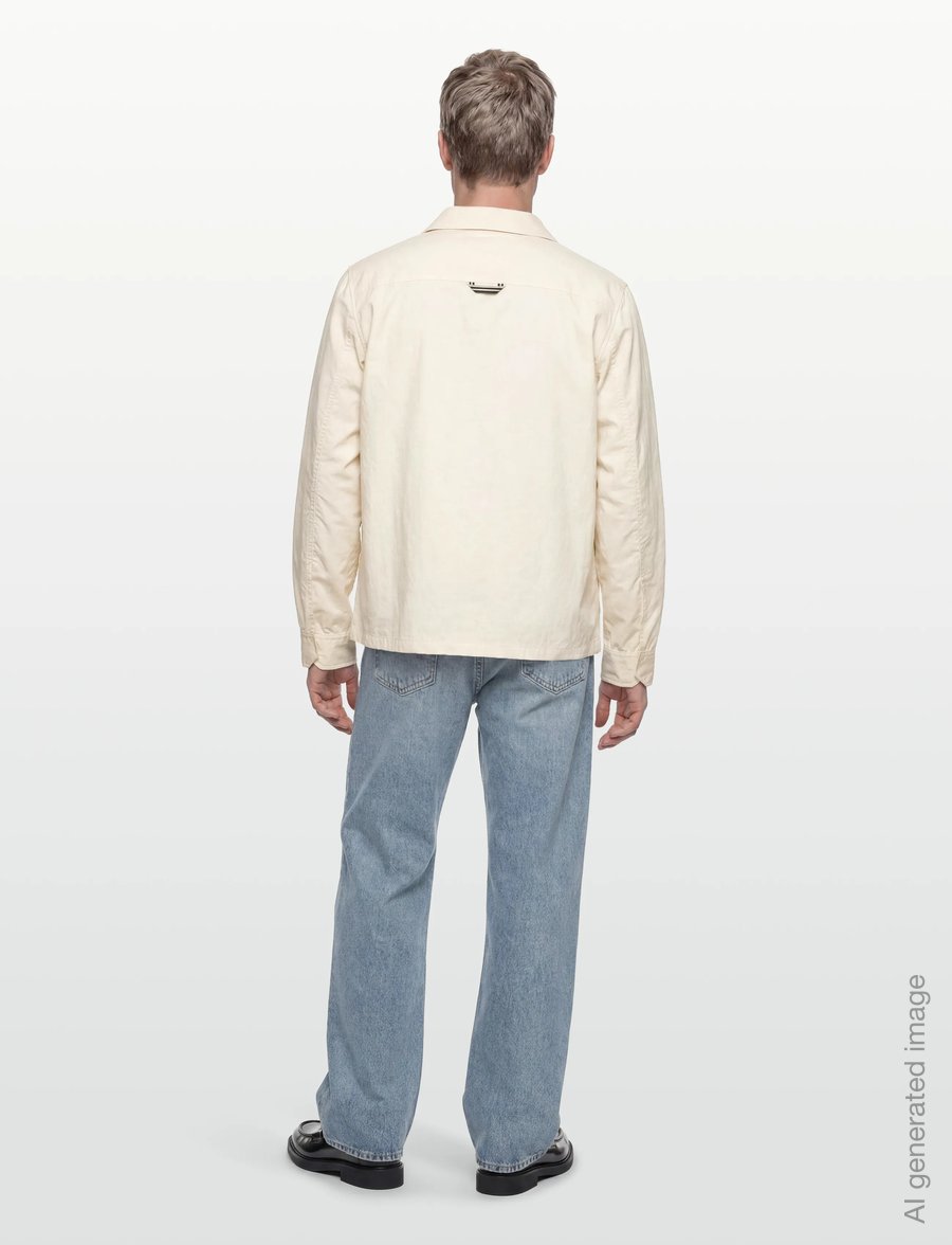 Fred Perry - RIPSTOP POCKET OVERSHIRT - efterårsjakker - ecru - 4