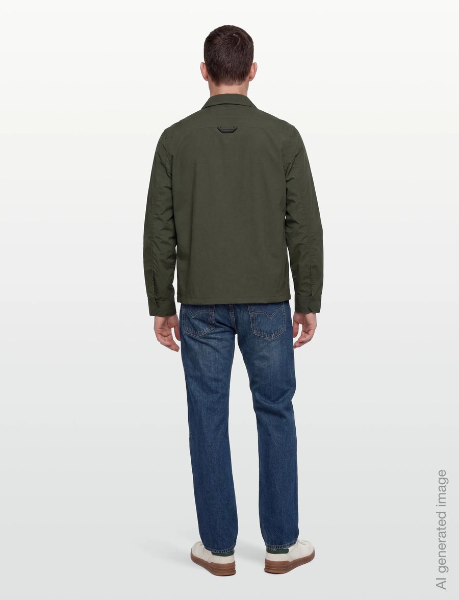 Fred Perry - RIPSTOP POCKET OVERSHIRT - fall jackets - hunting green - 4