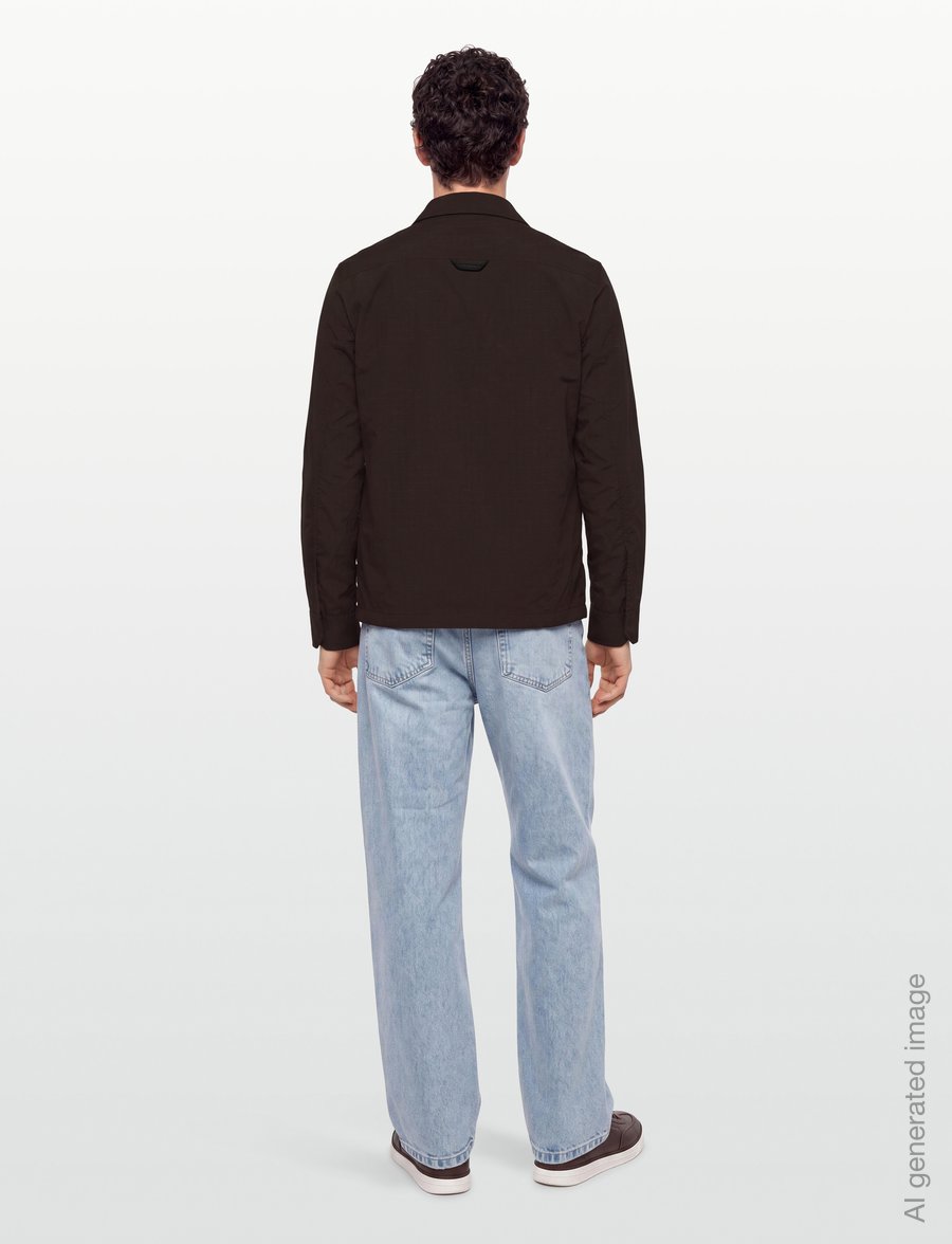 Fred Perry - RIPSTOP POCKET OVERSHIRT - herbstjacken - rich brown - 4