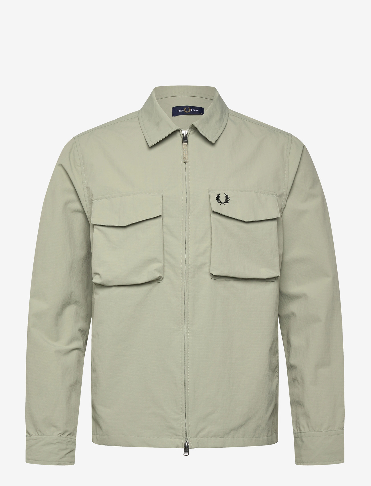Fred Perry - RIPSTOP POCKET OVERSHIRT - vårjackor - seagrass - 0