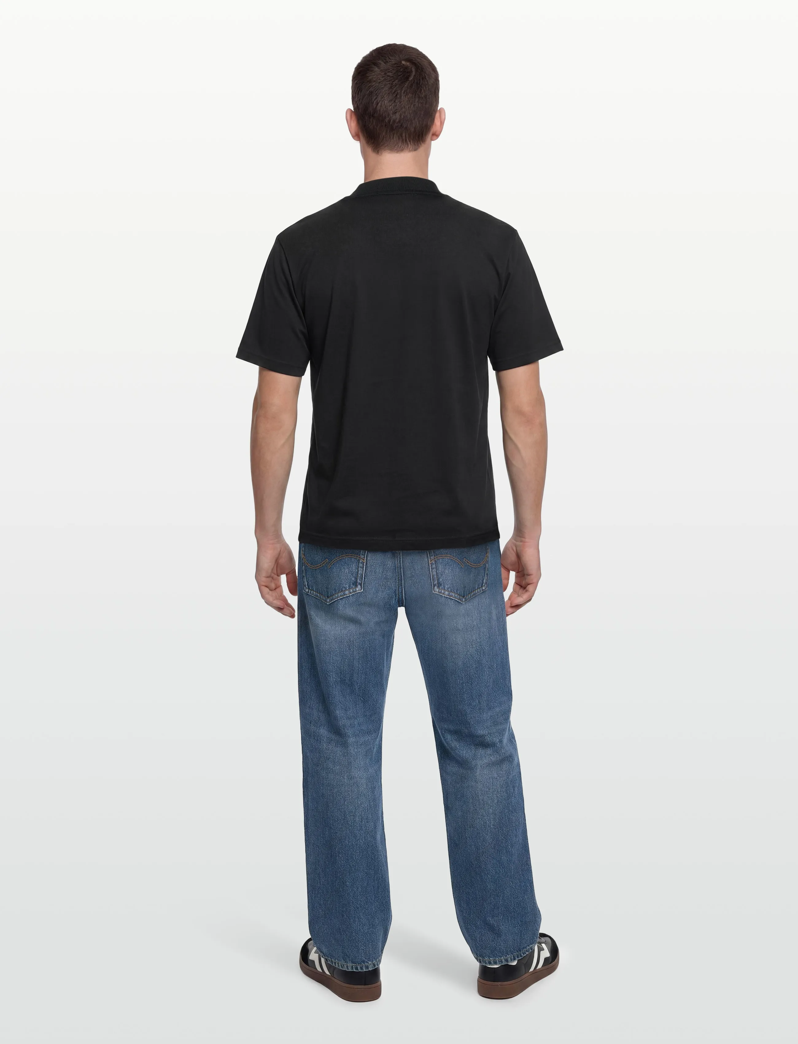 Fred Perry Embroidered Panel Tee t-shirts - bas herr – bild 3