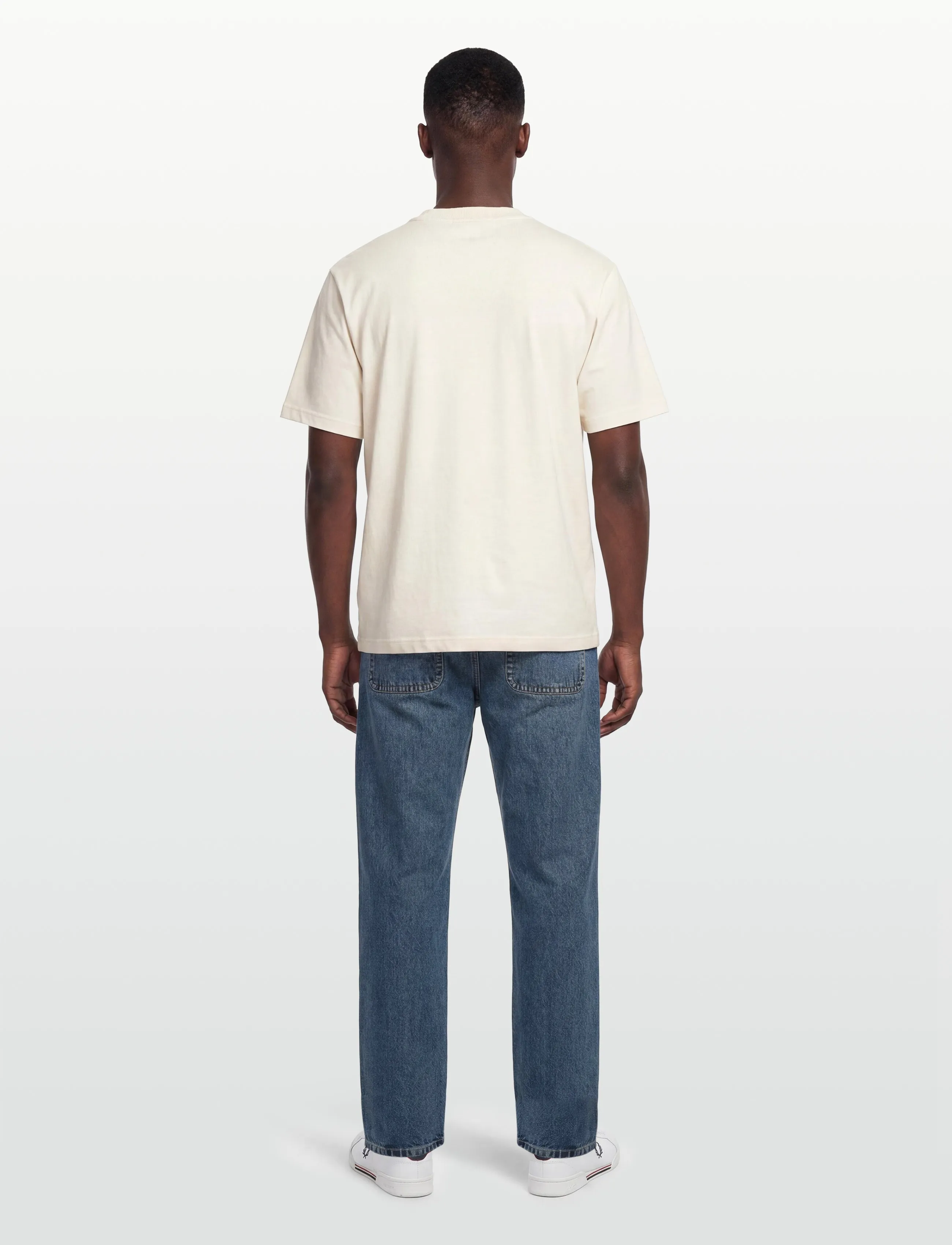Fred Perry Embroidered Panel Tee t-shirts - bas herr – bild 3
