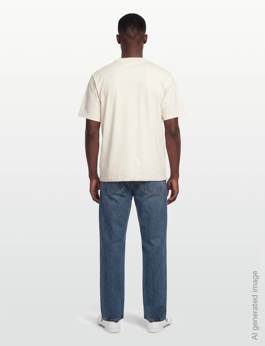 Fred Perry - EMBROIDERED PANEL TEE - kortärmade t-shirts - ecru - 4