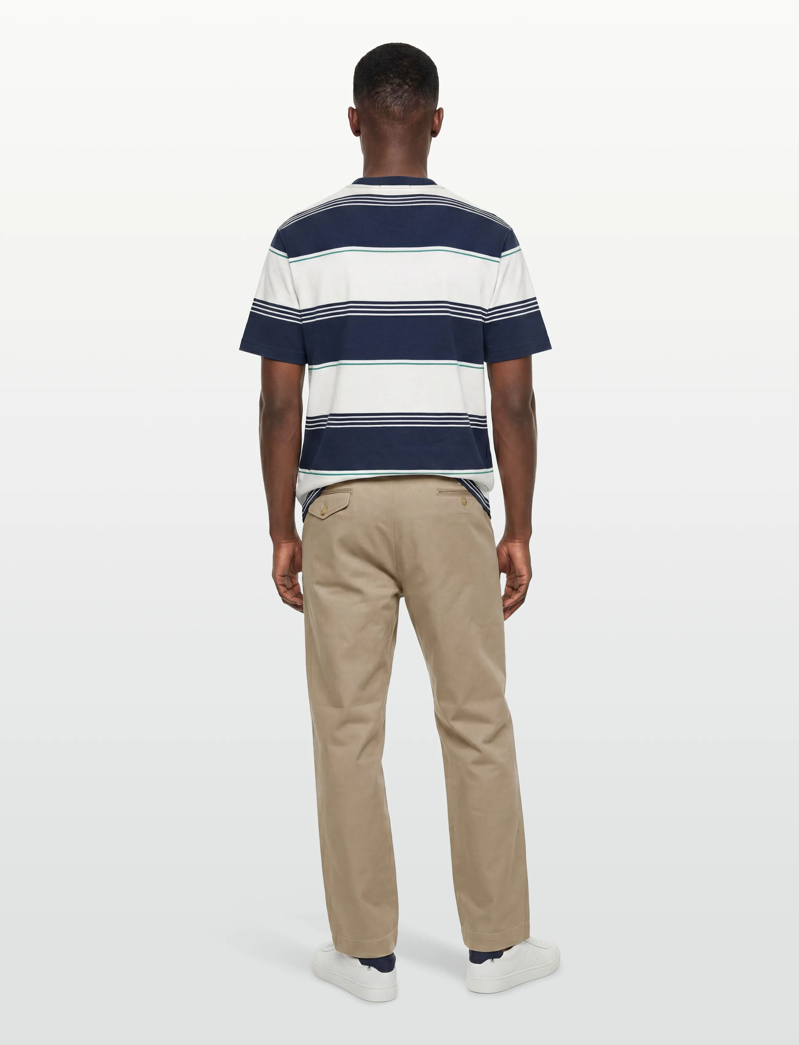 Fred Perry Heavyweight Striped Tee t-shirts - bas herr – bild 3