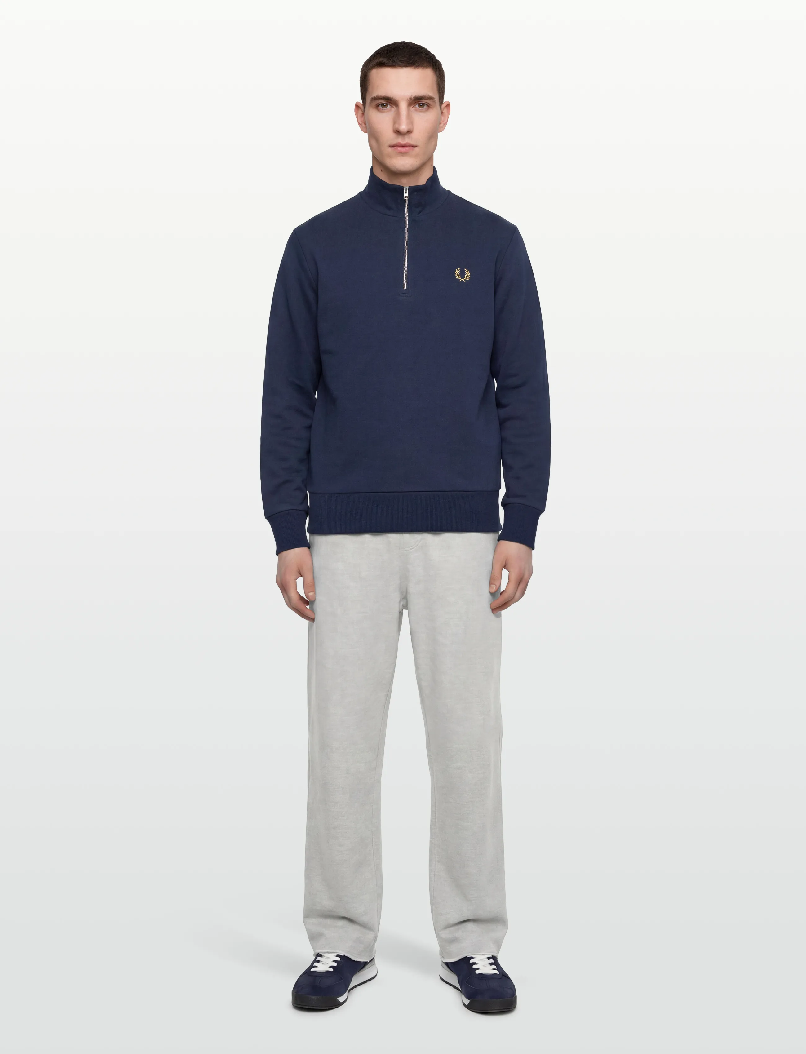 Fred Perry ORIGINAL SPORTSWEAR HALF ZIP - Kleidung - TENNIS BLUE / navy