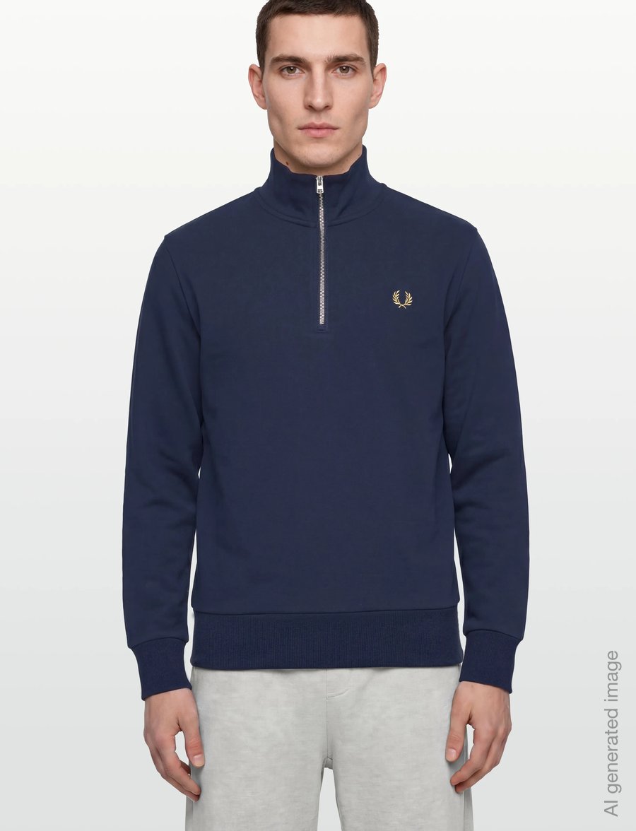 Fred Perry - ORIGINAL SPORTSWEAR HALF ZIP - sweatshirts - tennis blue - 3