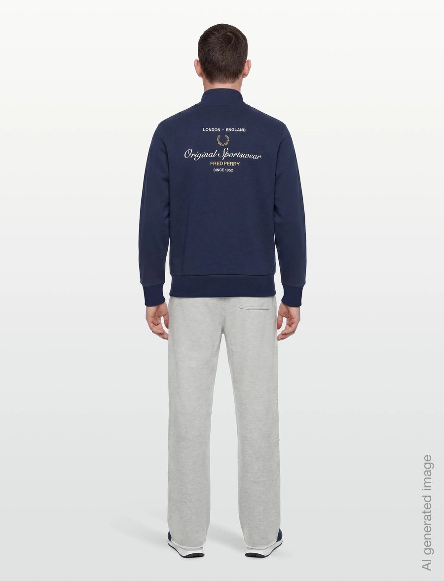 Fred Perry - ORIGINAL SPORTSWEAR HALF ZIP - sweatshirts - tennis blue - 4