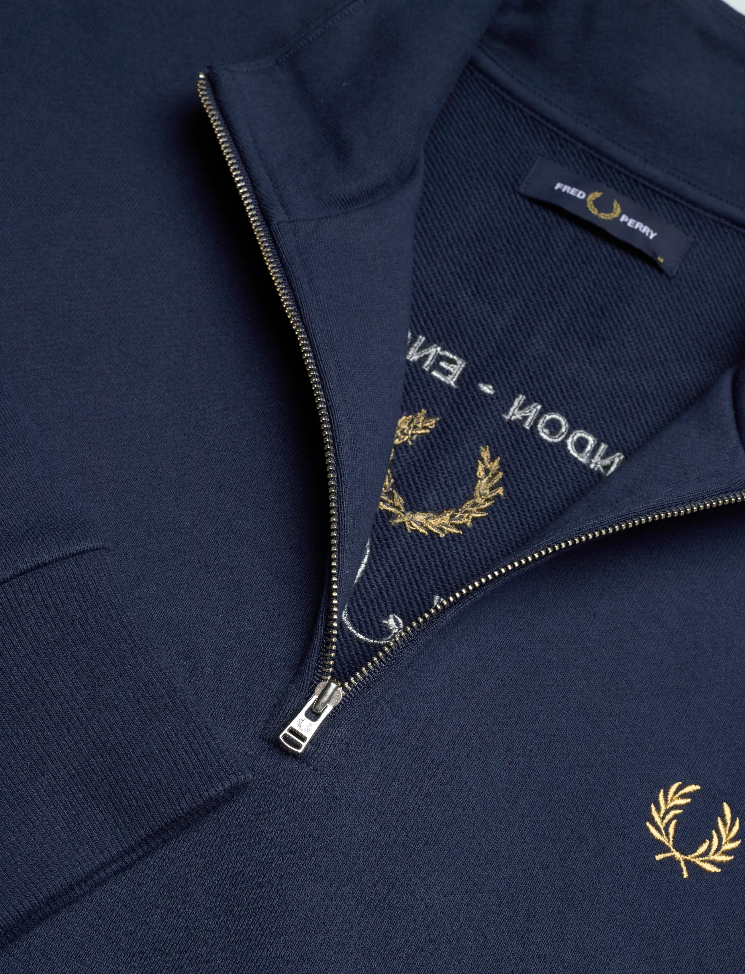 Fred Perry - ORIGINAL SPORTSWEAR HALF ZIP - dressipluusid - tennis blue - 5