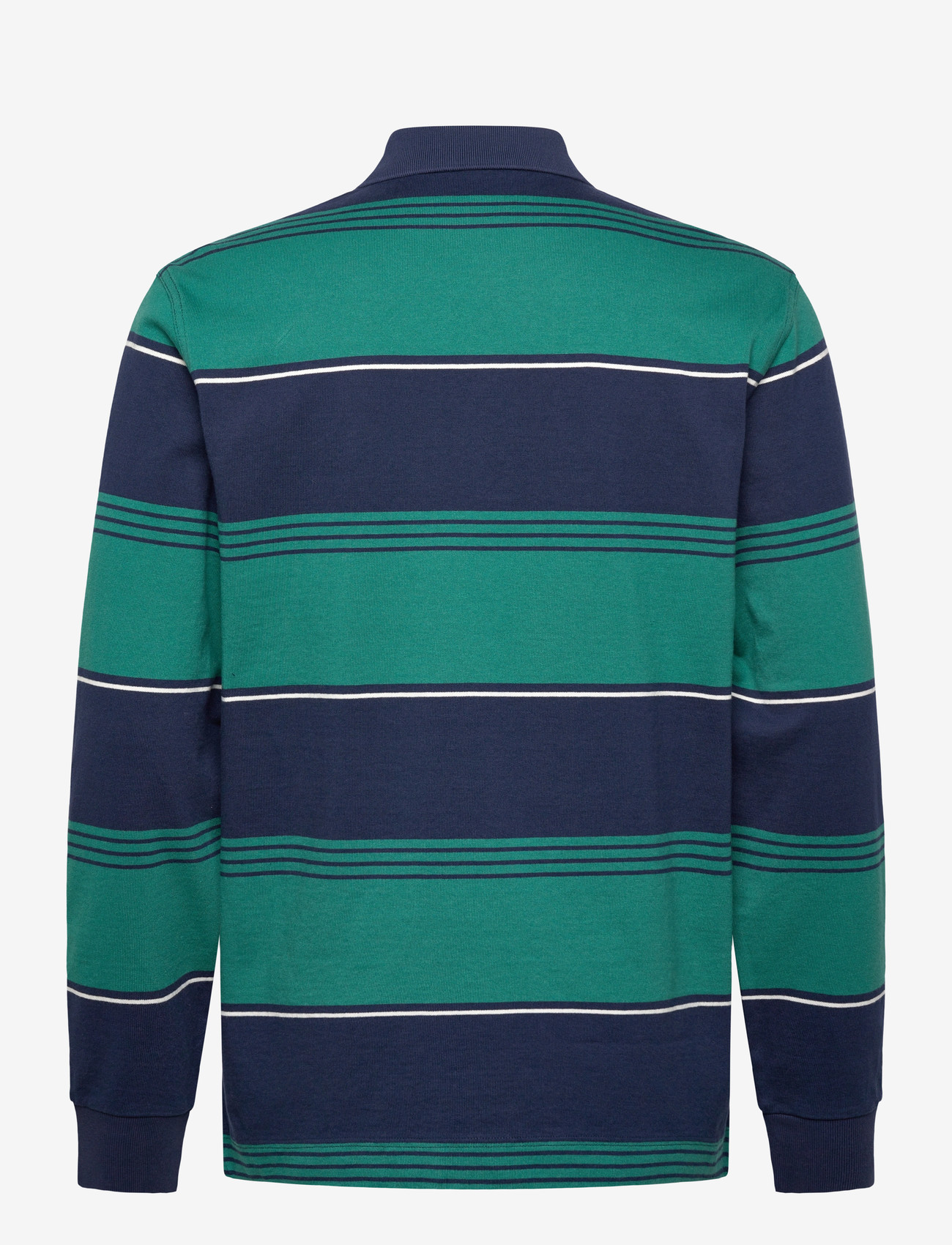 Fred Perry - HEAVYWEIGHT STRIPED POLO - pikkade varrukatega polod - tennis blue - 2