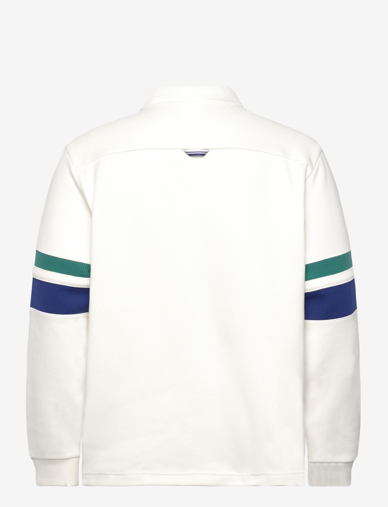 Fred Perry - TIPPED SLEEVE COLLARED SWEAT - knitted polos - snow white - 1