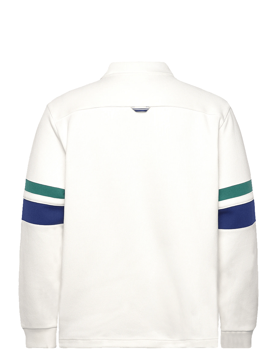 Fred Perry - TIPPED SLEEVE COLLARED SWEAT - long-sleeved knitted polos - snow white - 2