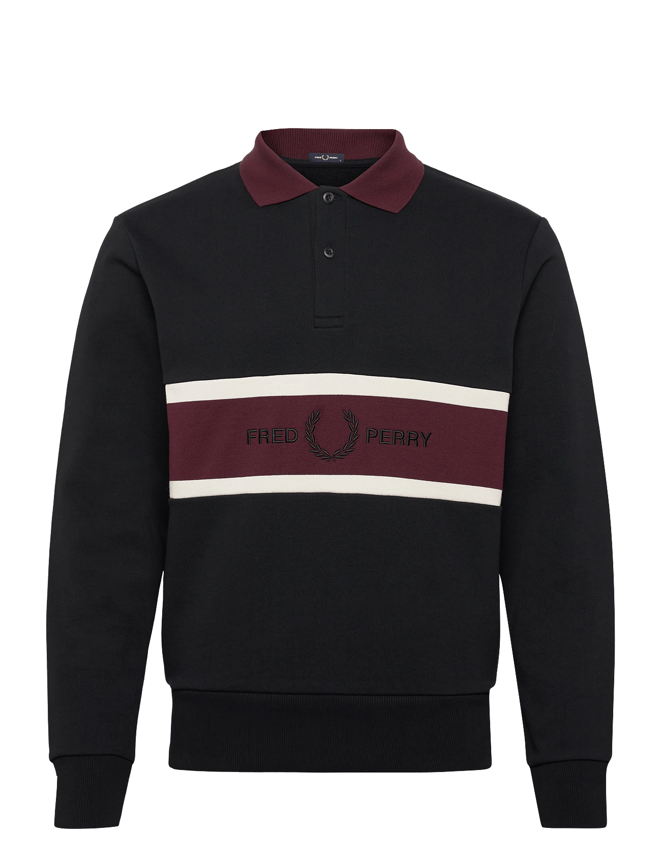 Fred Perry | Embroidered Panel Collared | XL