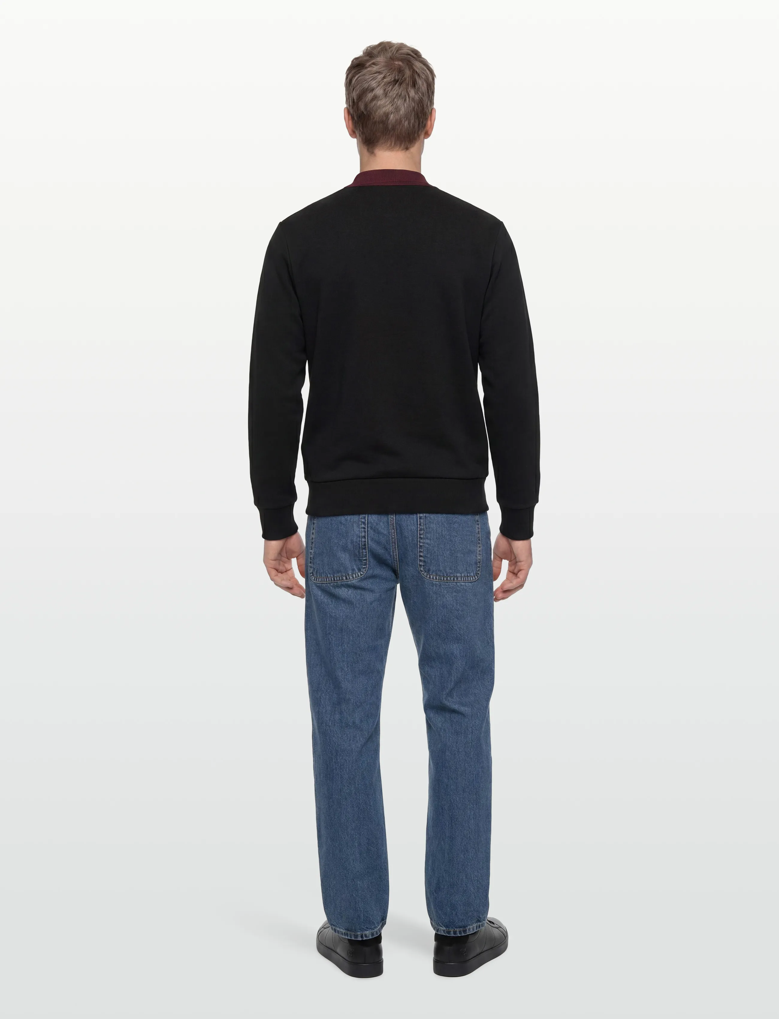 Fred Perry Embroidered Panel Collared pikéer herr – bild 3