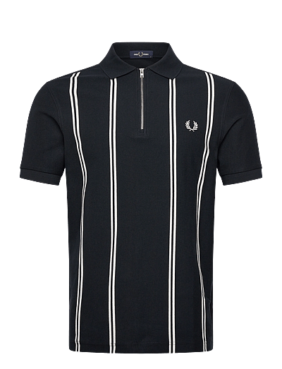 Fred Perry VERTICAL STRIPE POLO - Fred Perry - NAVY / navy