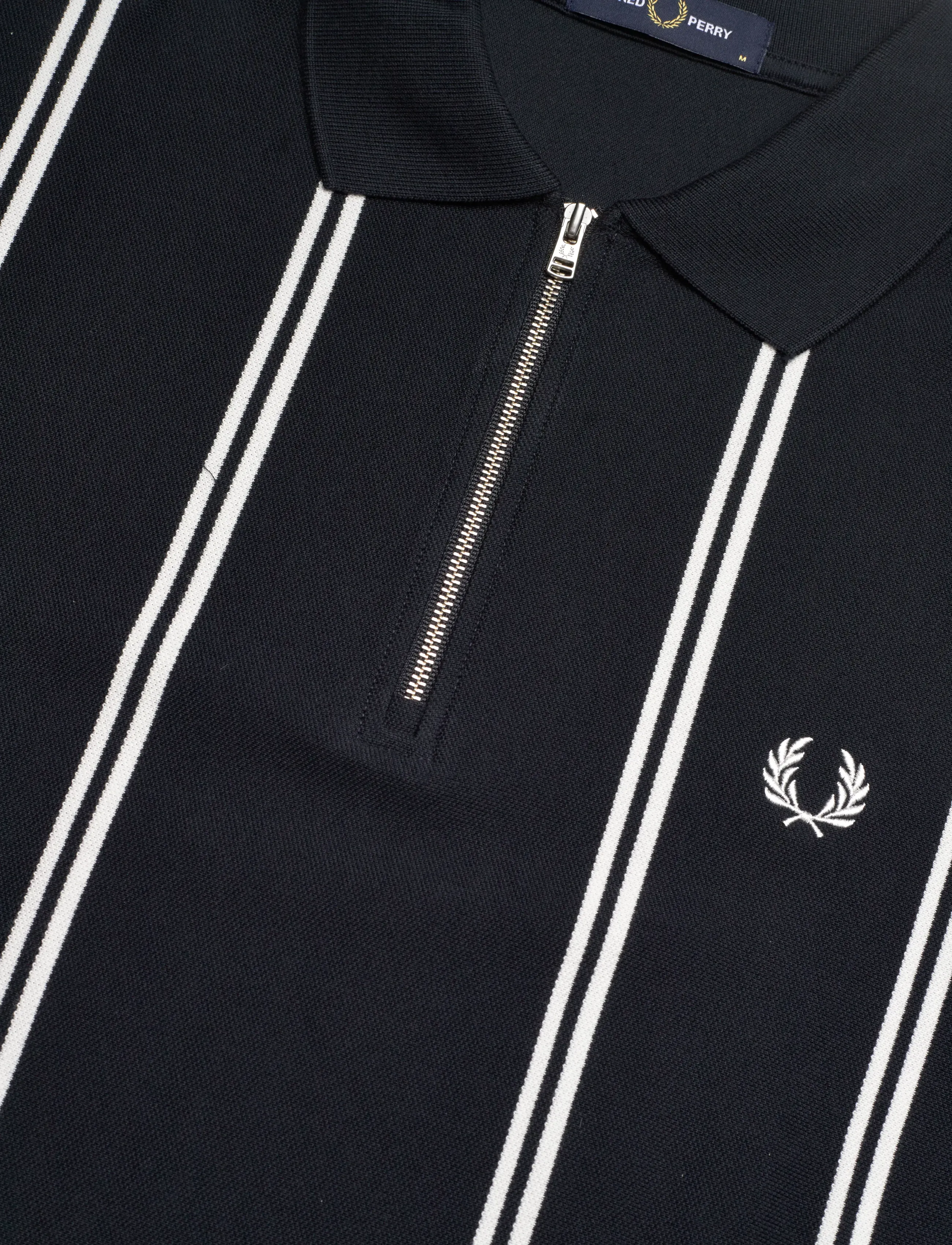Fred Perry - VERTICAL STRIPE POLO - kurzärmelig - navy - 5