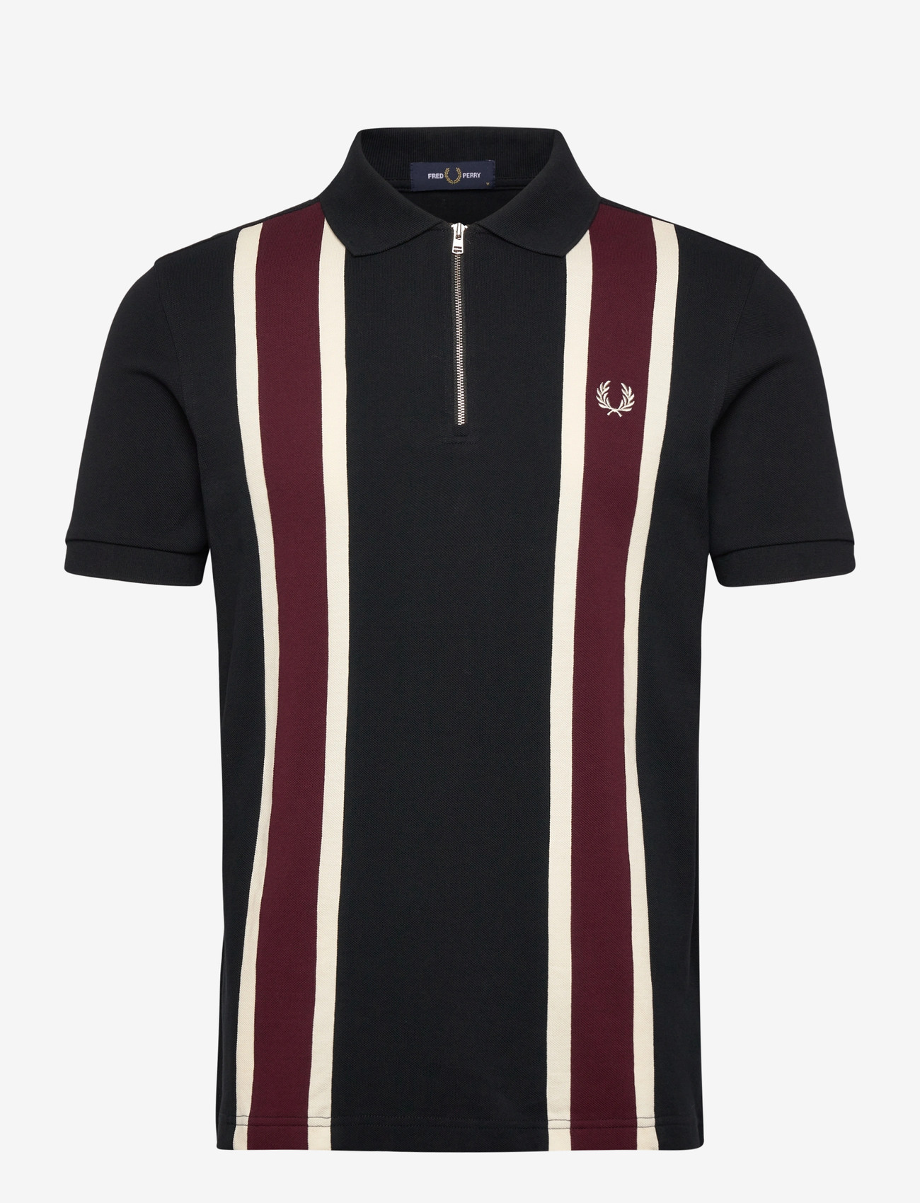 Fred Perry - TRAMLINE POLO SHIRT - kortärmade pikéer - black - 1