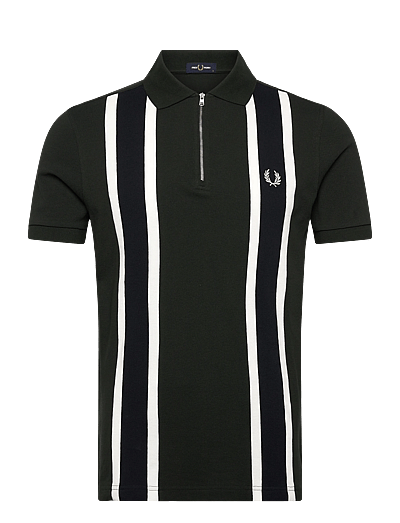 Fred Perry TRAMLINE POLO SHIRT - Fred Perry - NIGHT GREEN / multi
