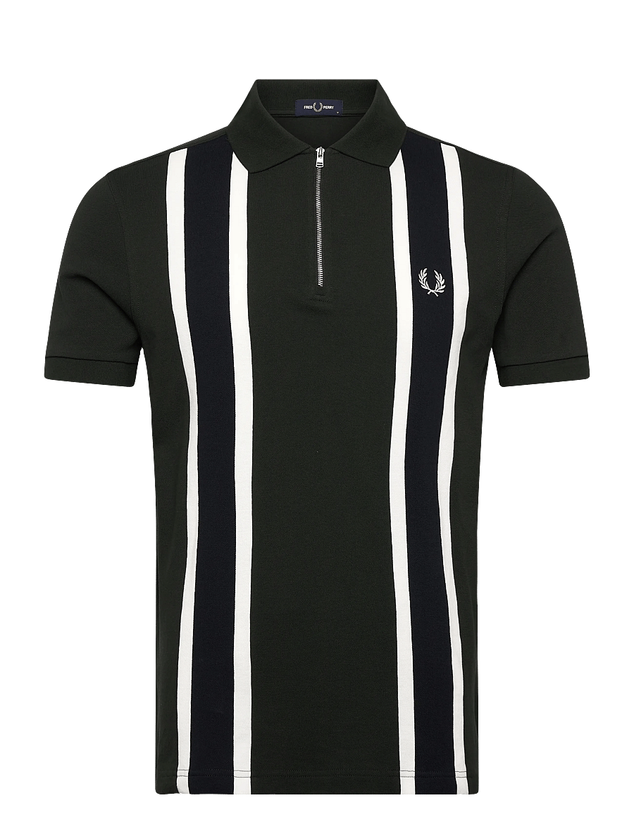 Fred Perry - TRAMLINE POLO SHIRT - lühikeste varrukatega polod - night green - 1